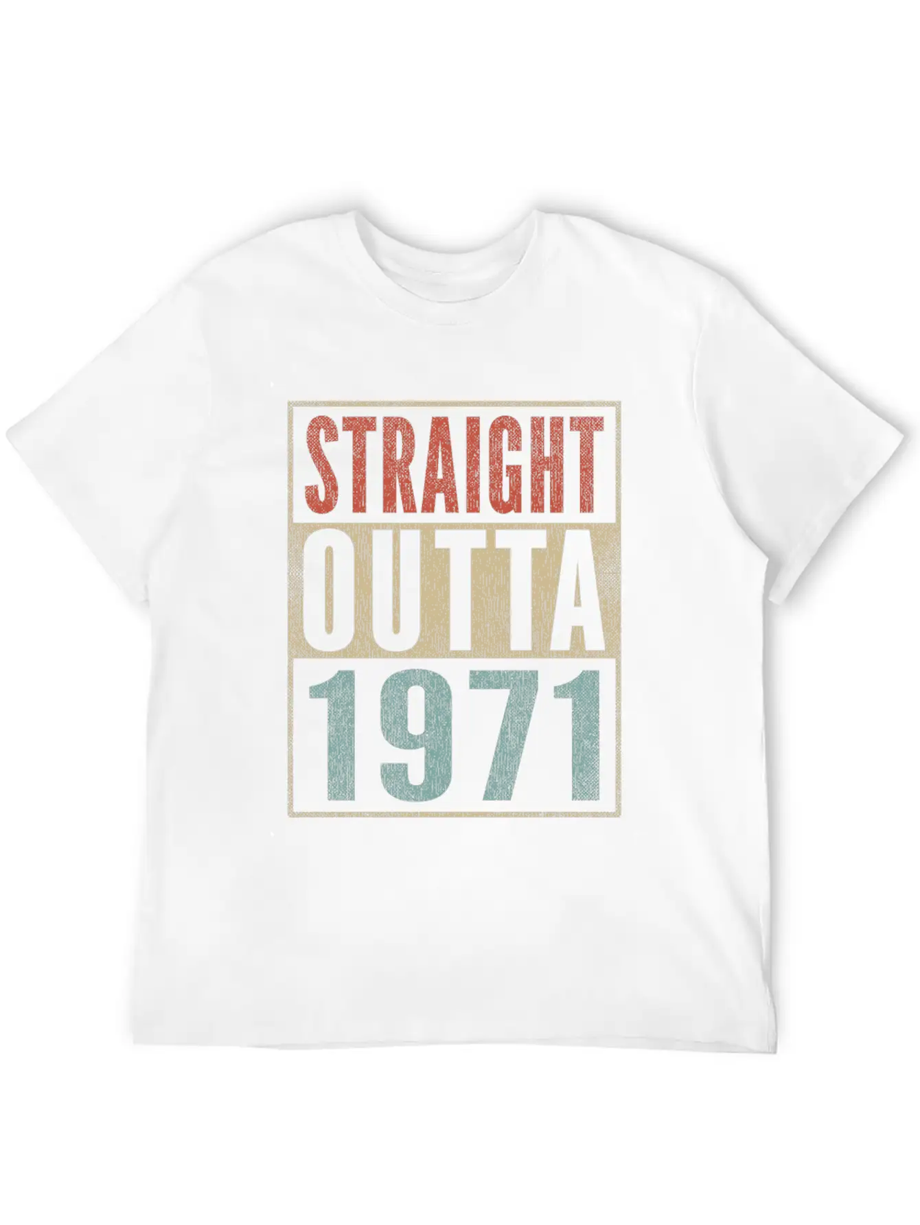 50th Birthday Gift 50 Years Straight Outta 1971 Breathable Graphic T-Shirt – Perfect For Casual Days