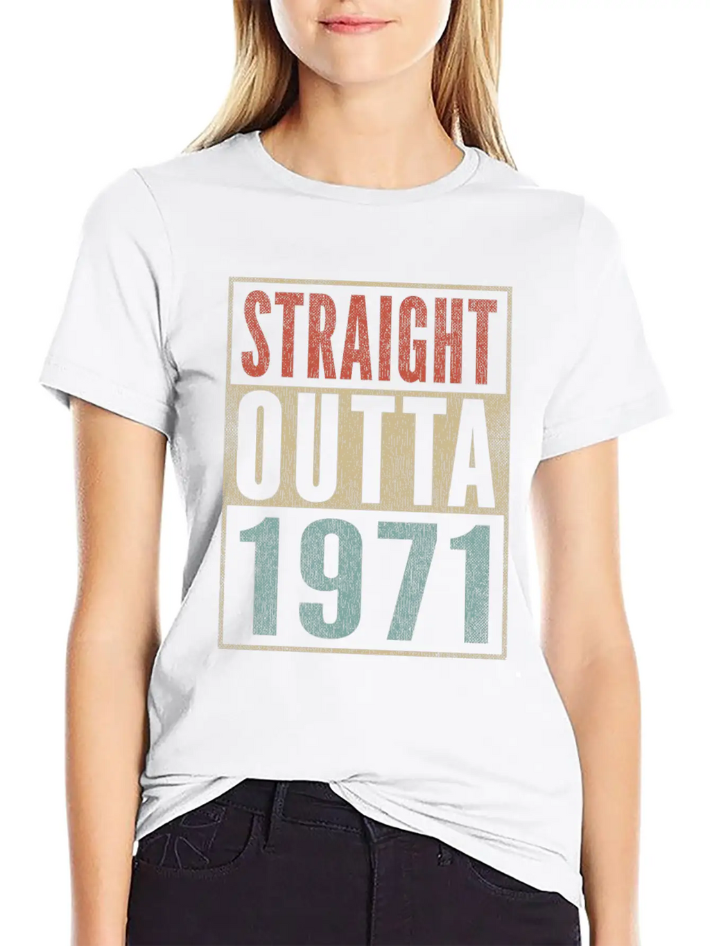 50th Birthday Gift 50 Years Straight Outta 1971 Breathable Graphic T-Shirt – Perfect For Casual Days