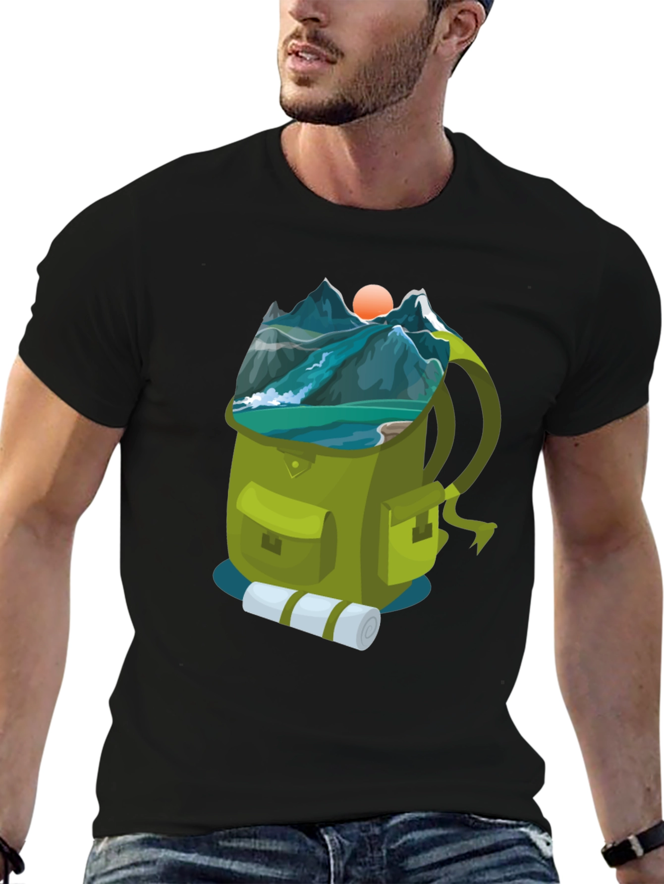 Adventure Backpack Graphic Tee