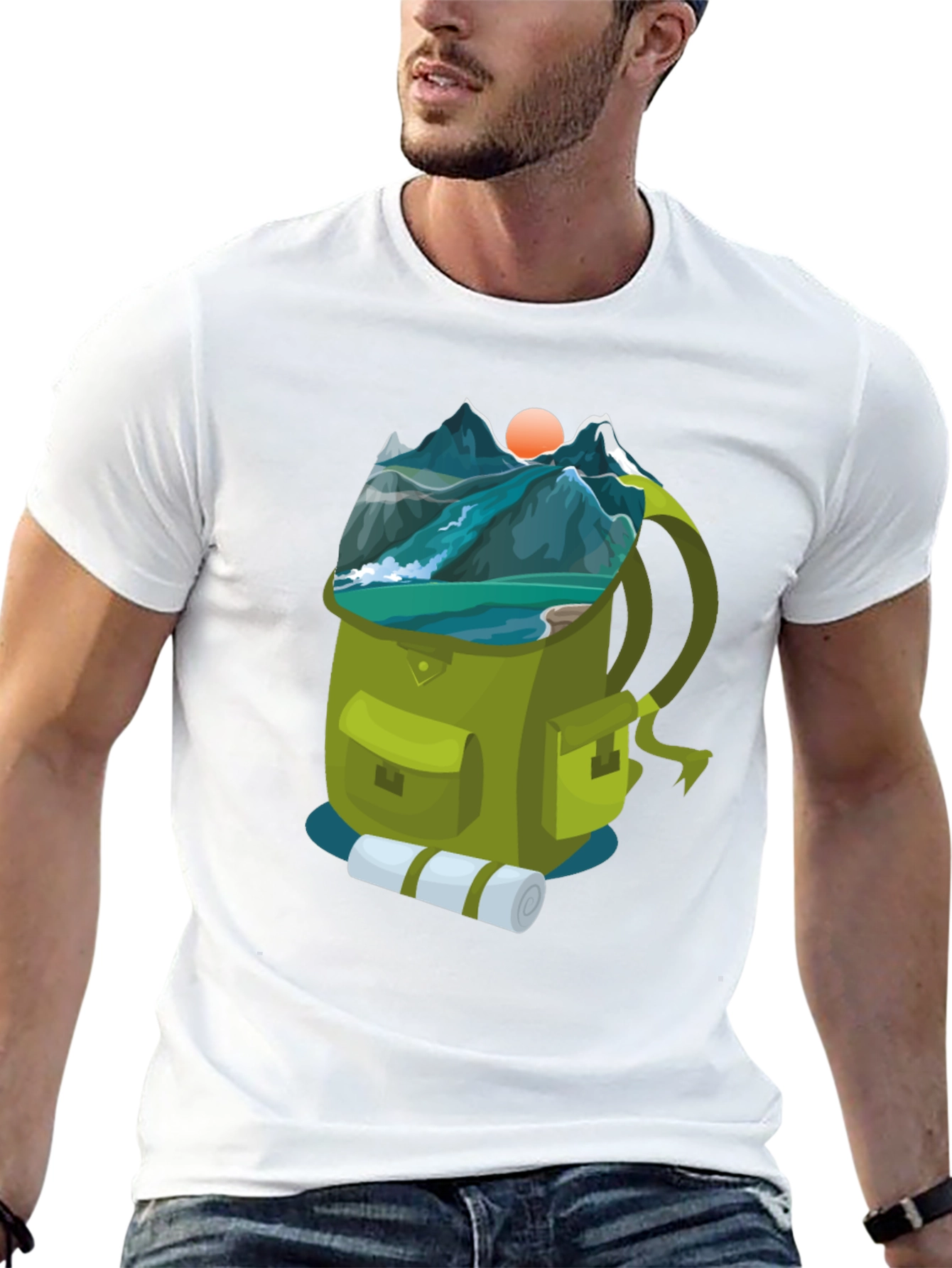 Adventure Backpack Graphic Tee