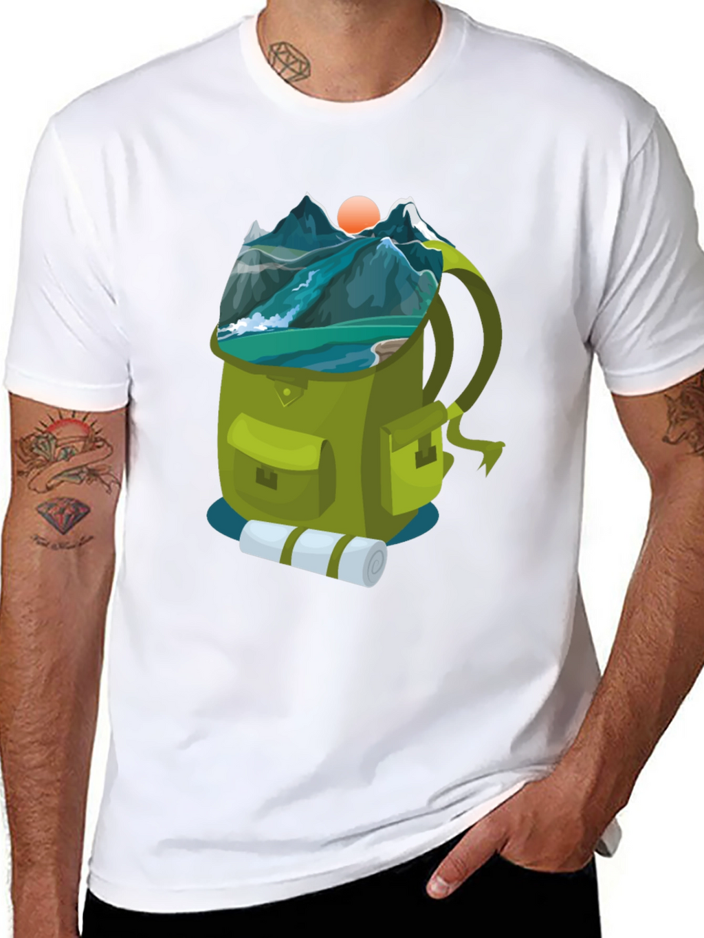 Adventure Backpack Graphic Tee