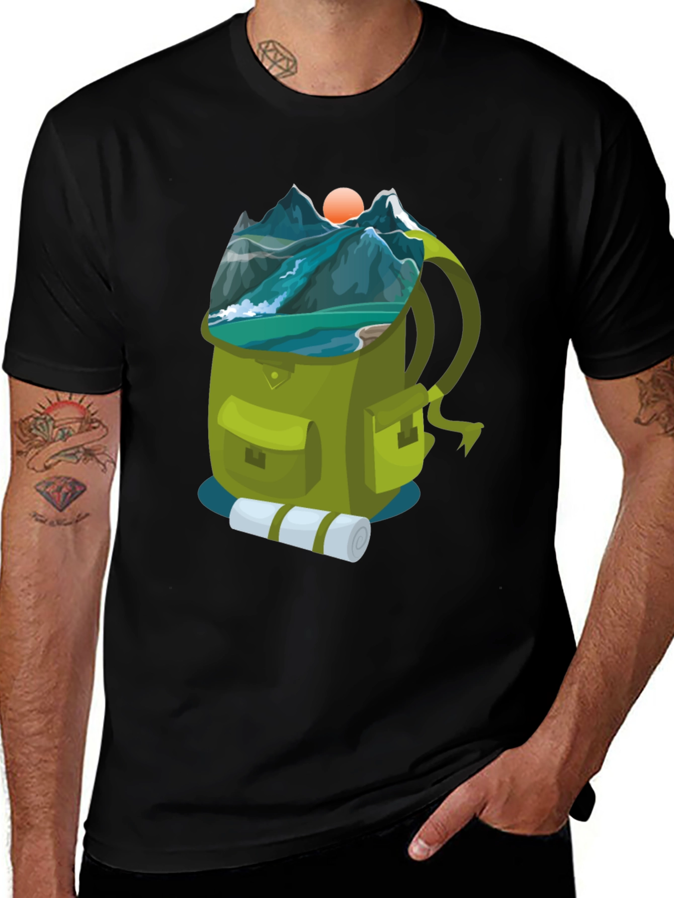 Adventure Backpack Graphic Tee