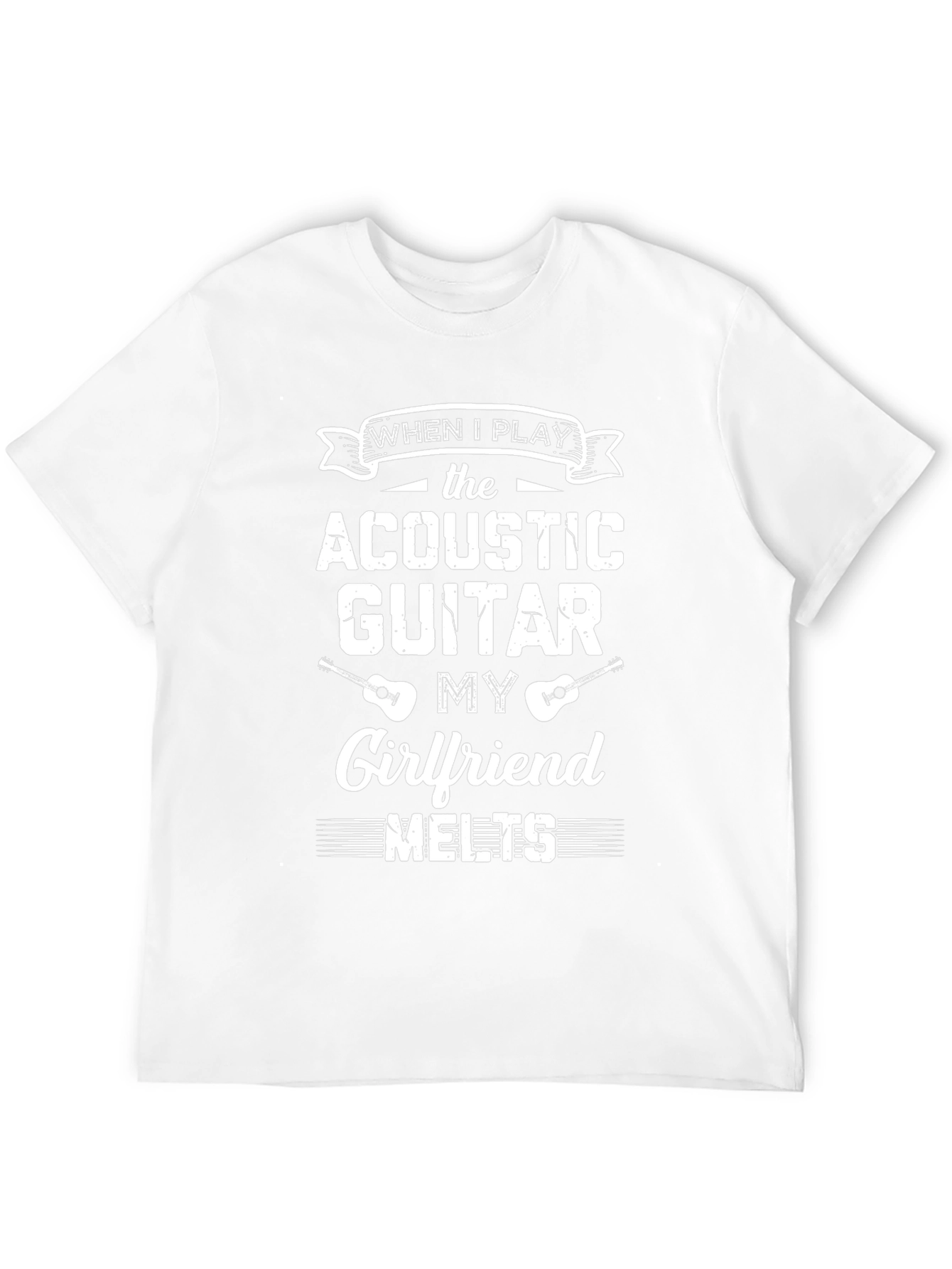 Acoustic Guitar Girlfriend Melts T-Shirt