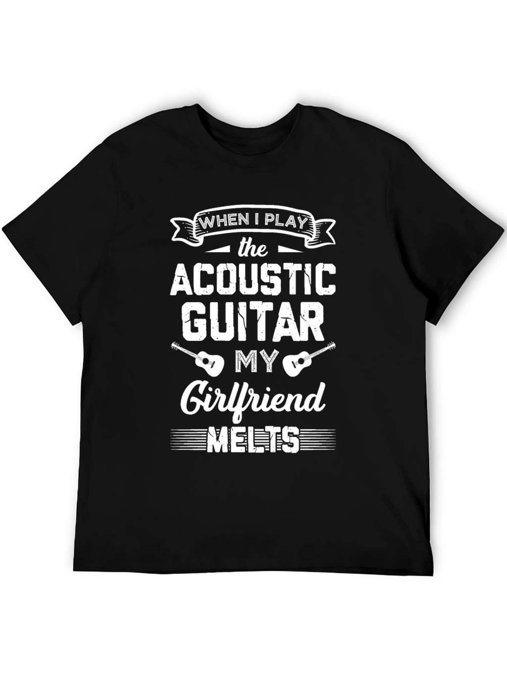Acoustic Guitar Girlfriend Melts T-Shirt