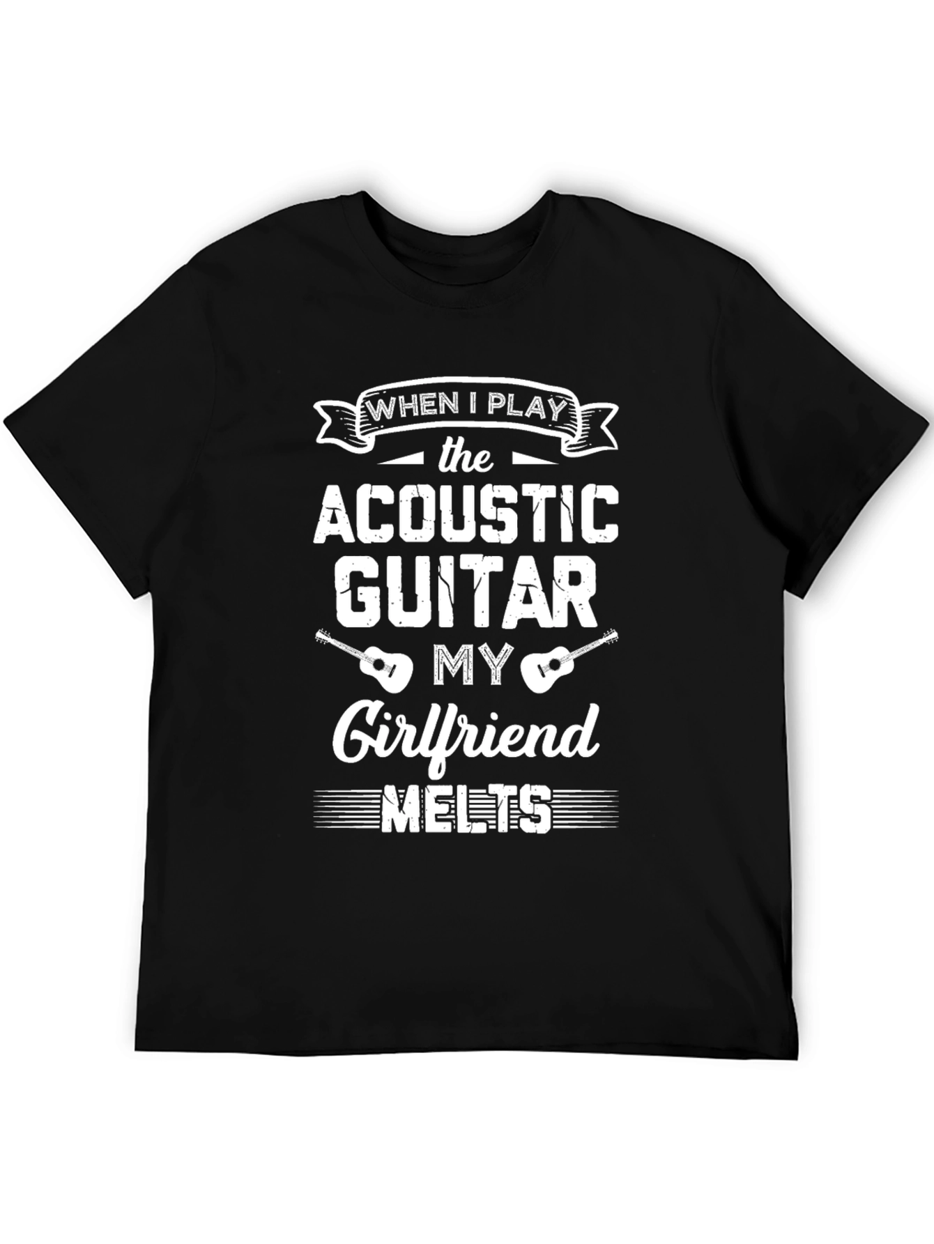 Acoustic Guitar Girlfriend Melts T-Shirt