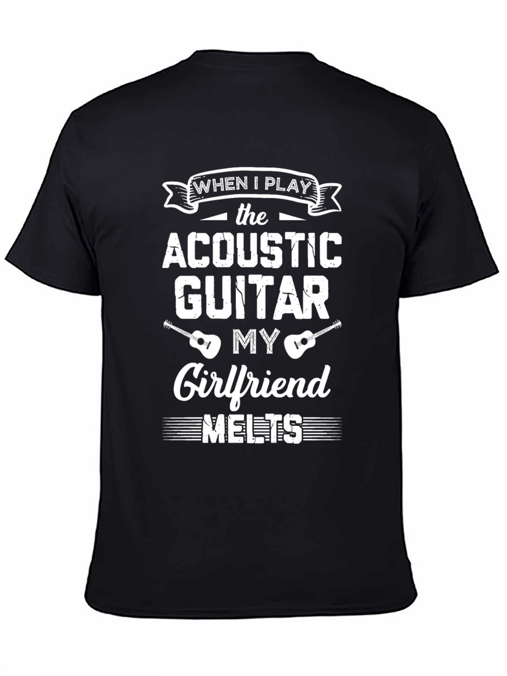 Acoustic Guitar Girlfriend Melts T-Shirt