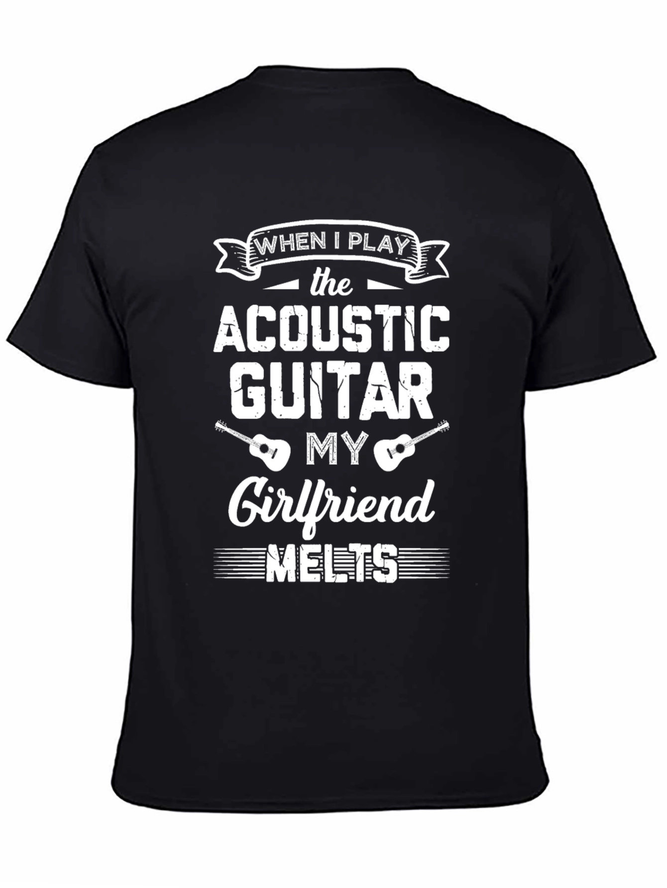Acoustic Guitar Girlfriend Melts T-Shirt