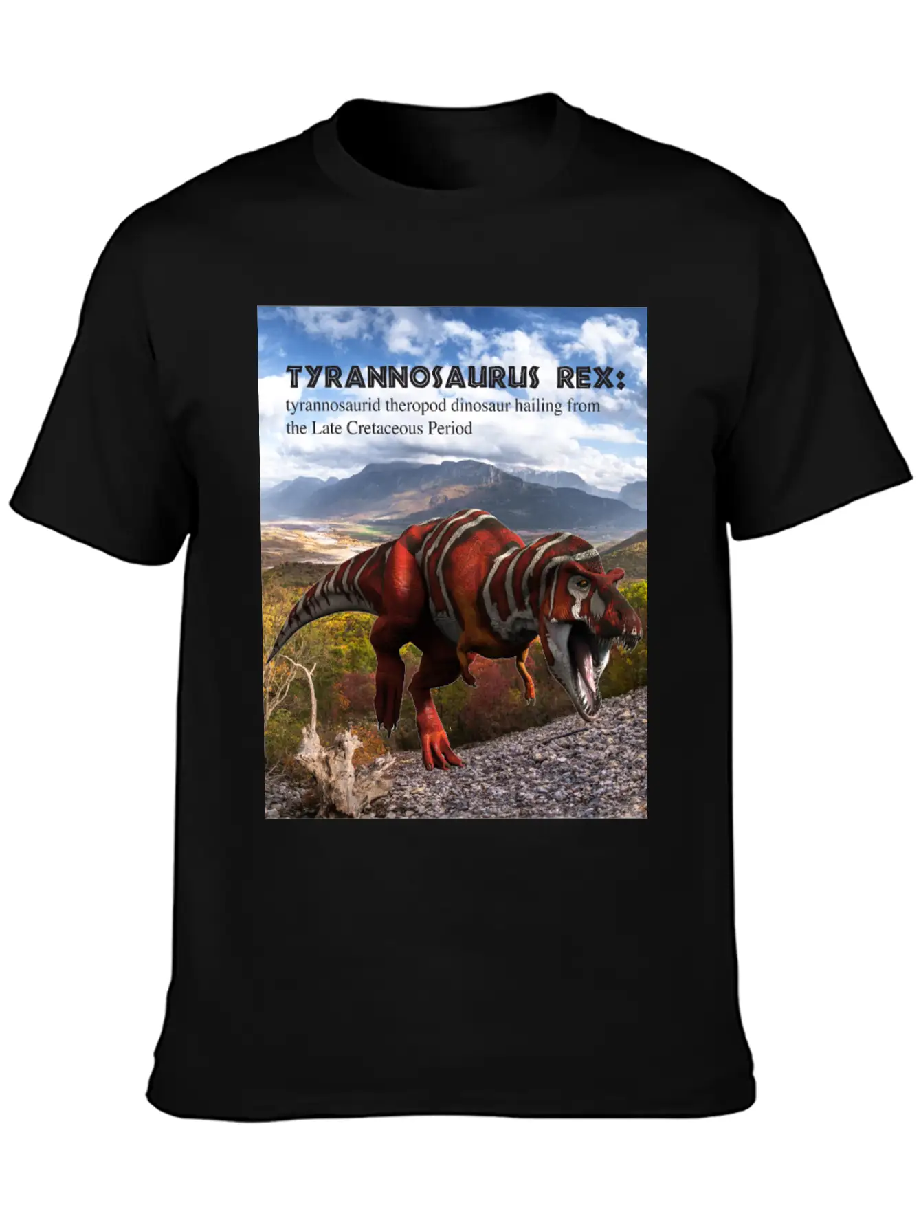 65 MCMLXV TYRANNOSAURUS REX CRETACEOUS DINOSAUR Classic Cotton Tee – Unisex Comfort For Any Season