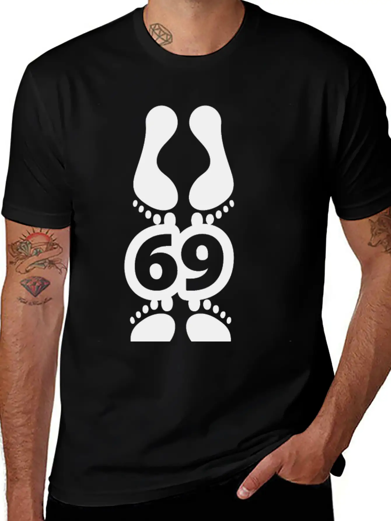 69 Blak Unisex Short Sleeve Soft Cotton T-Shirt – Casual Everyday Wear