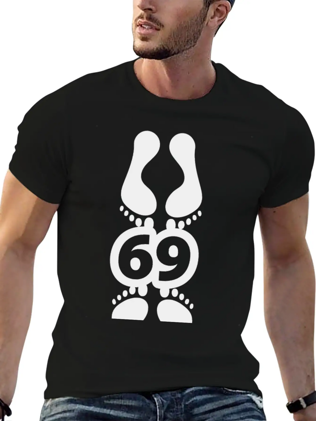 69 Blak Unisex Short Sleeve Soft Cotton T-Shirt – Casual Everyday Wear