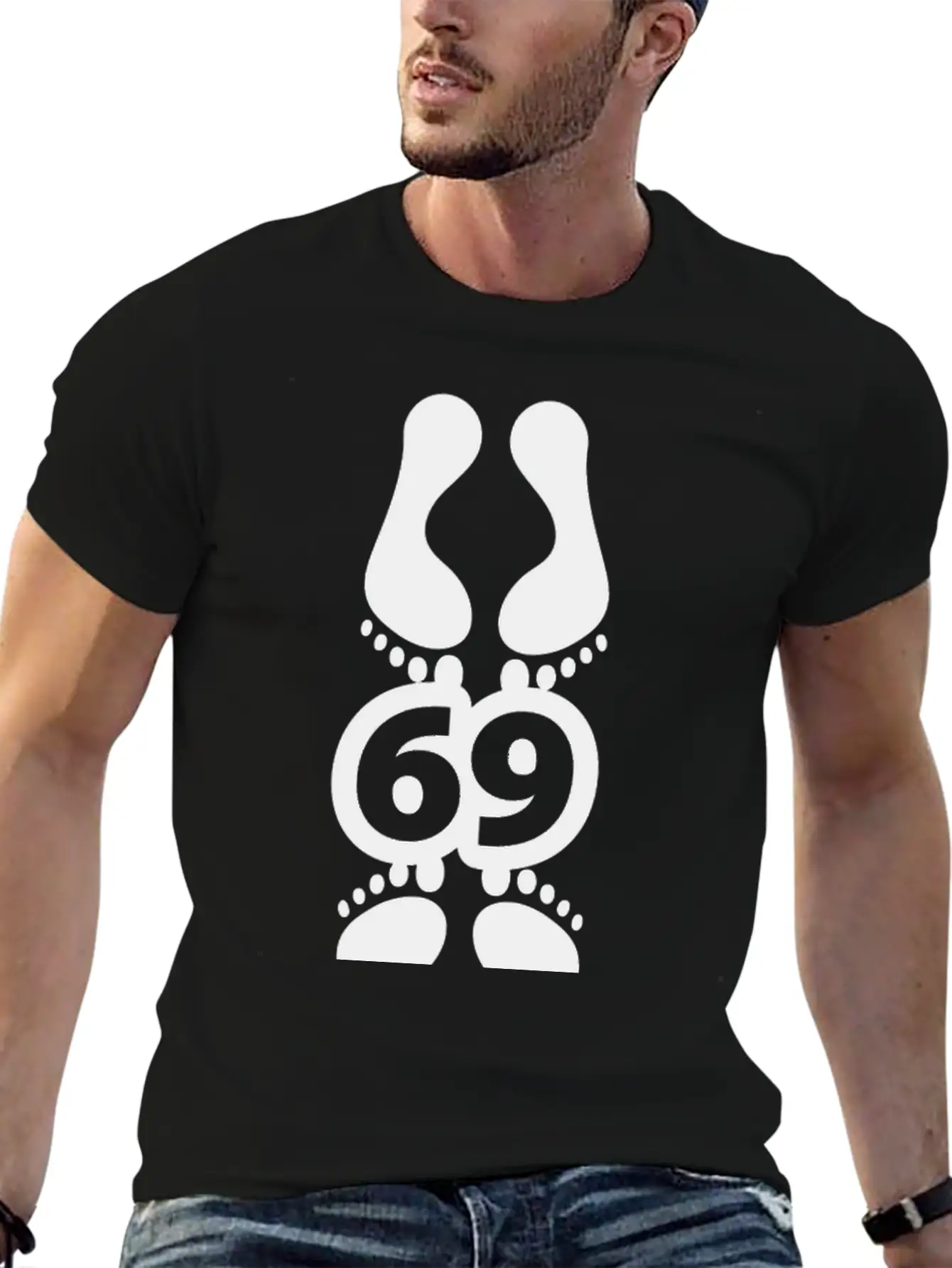 69 Blak Unisex Short Sleeve Soft Cotton T-Shirt – Casual Everyday Wear
