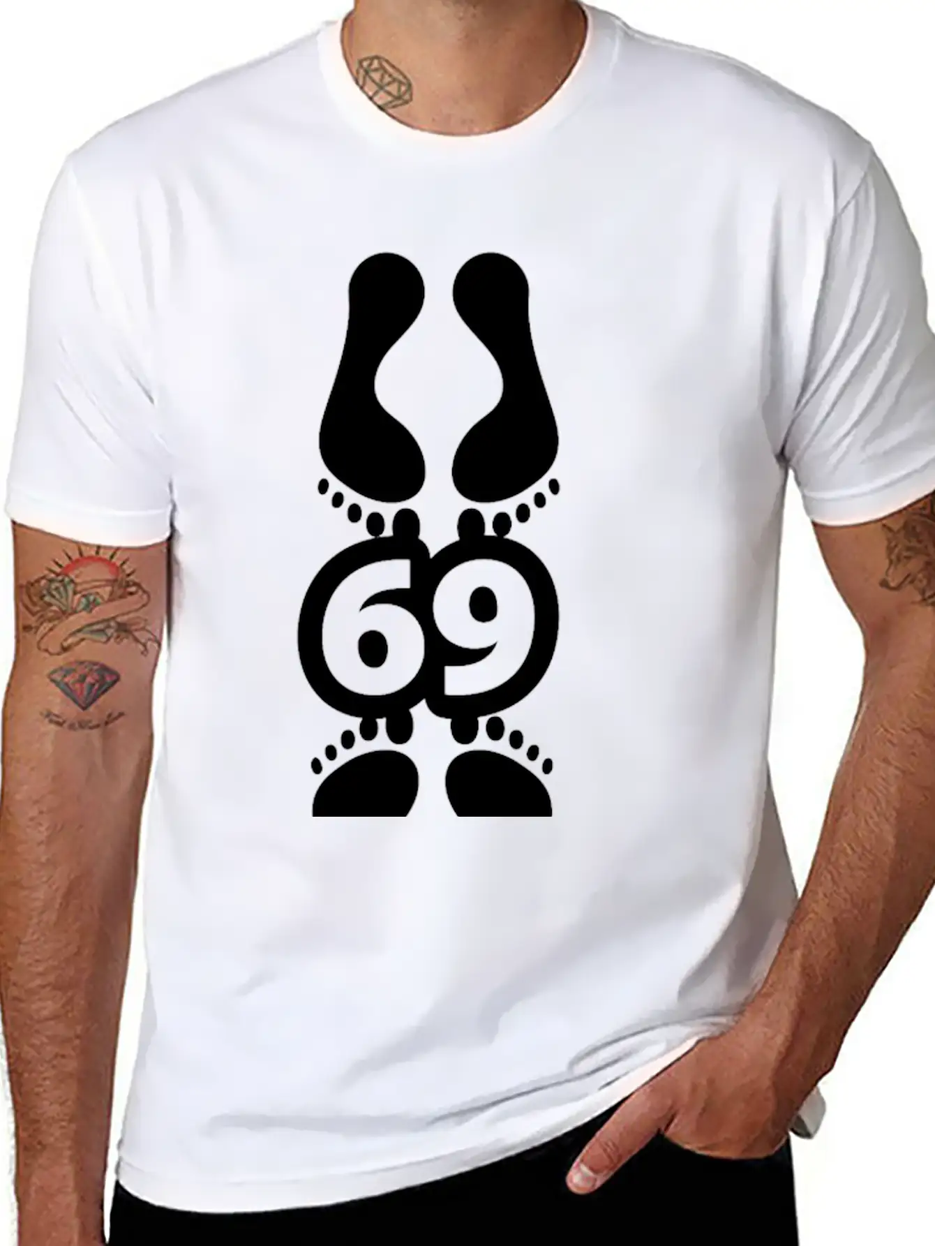 69 Blak Unisex Short Sleeve Soft Cotton T-Shirt – Casual Everyday Wear