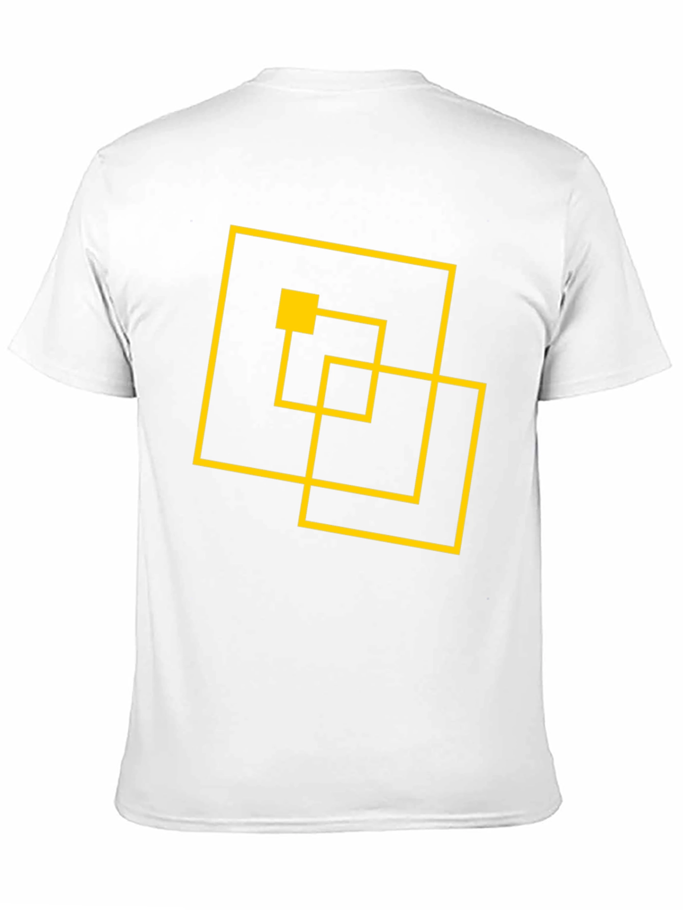 Abstract Geometric Black T-Shirt