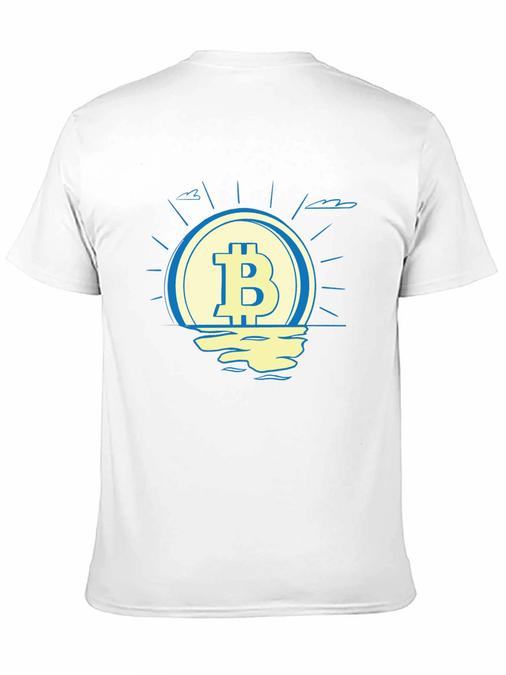 Bitcoin Sunset T-Shirt - Crypto Currency Tee