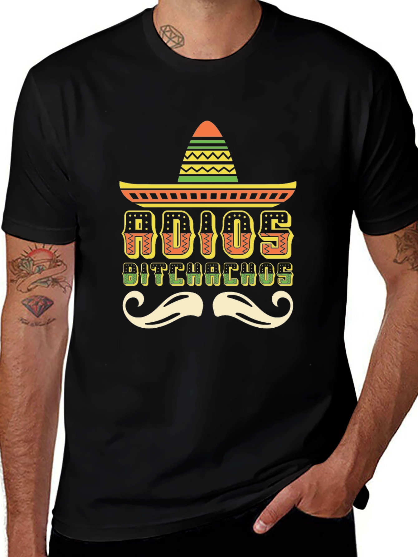 Adios Bitchachos Cinco De Mayo T-Shirt