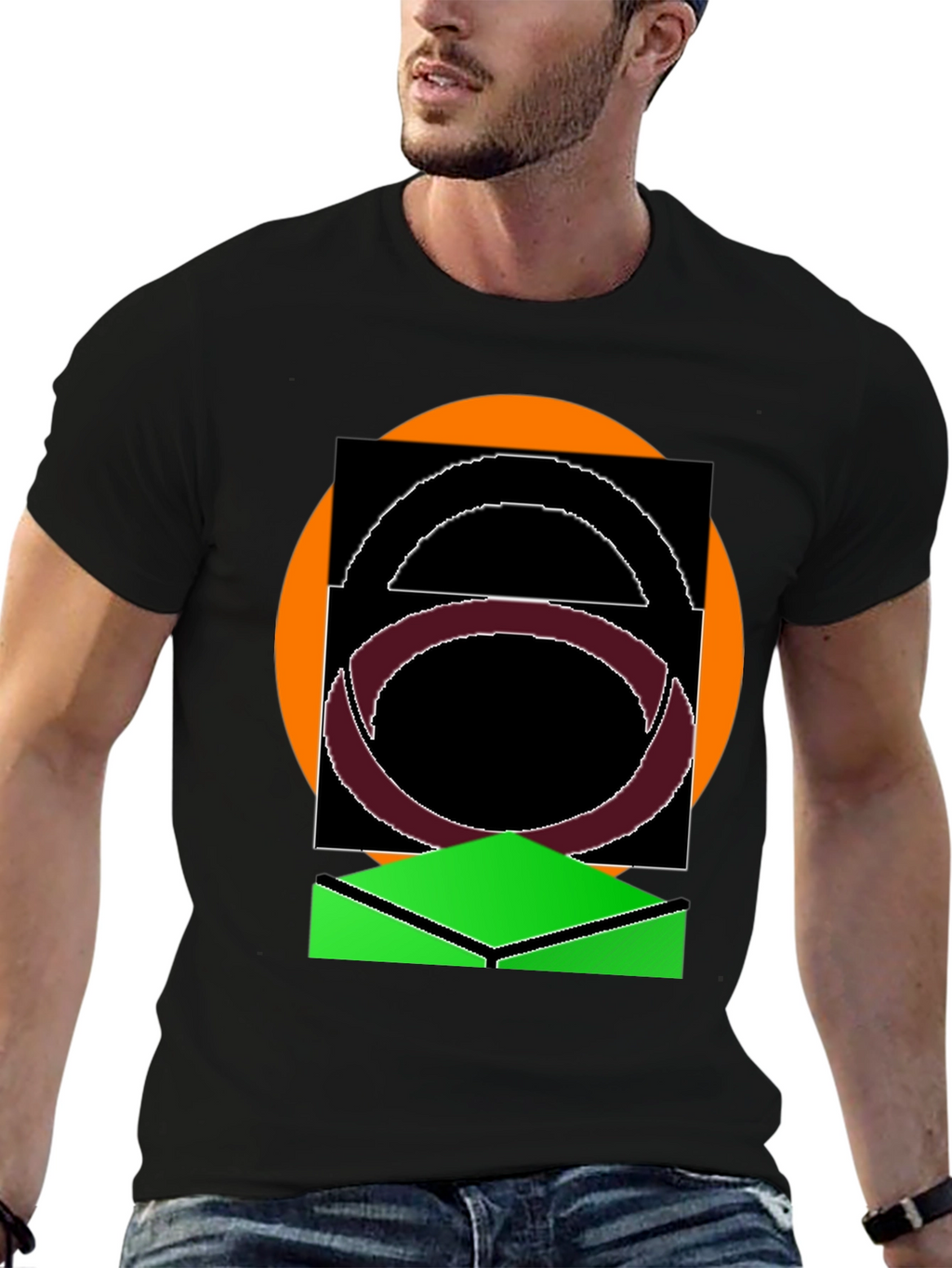 Abstract Graphic T-Shirt