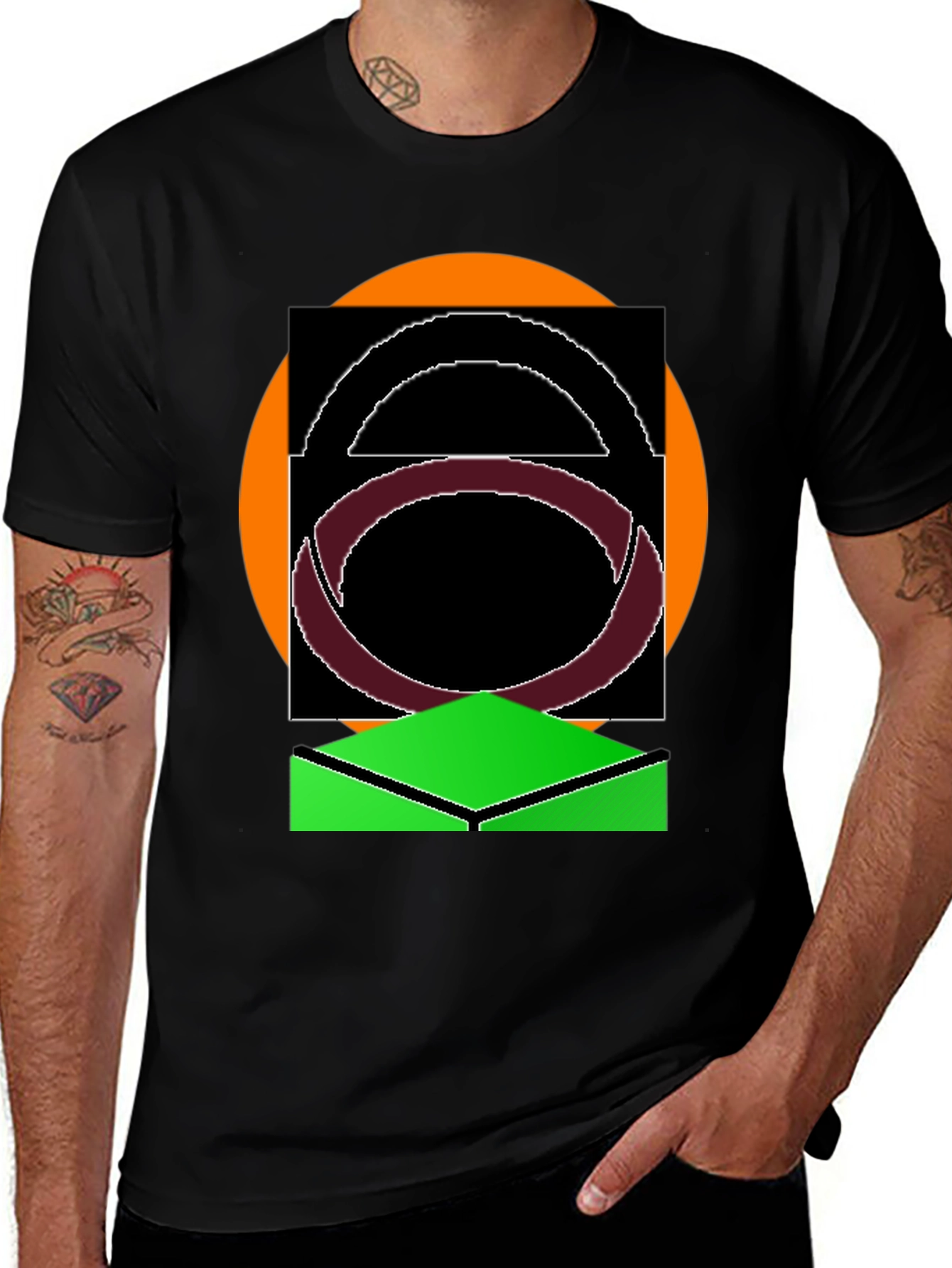 Abstract Graphic T-Shirt