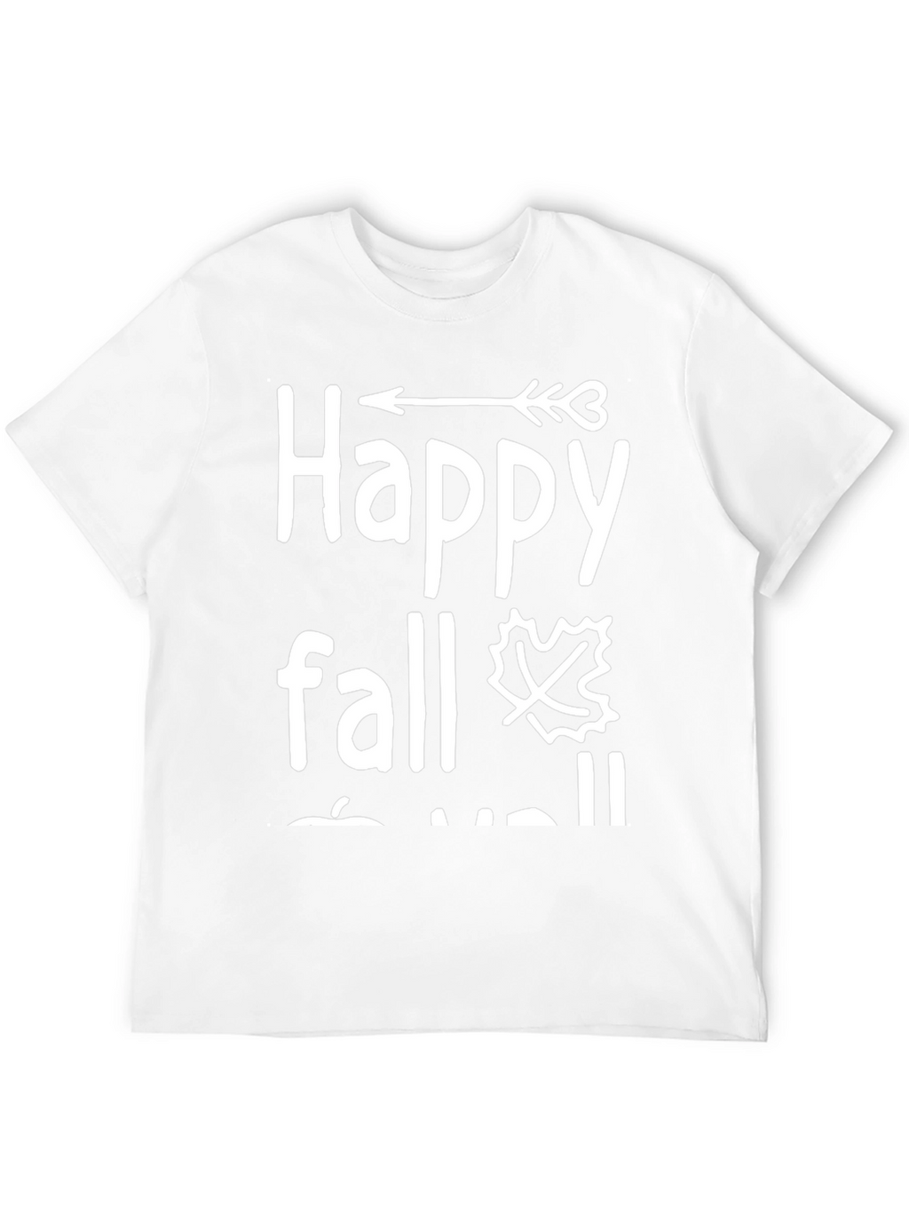 Happy Fall Yall Black Graphic Tee