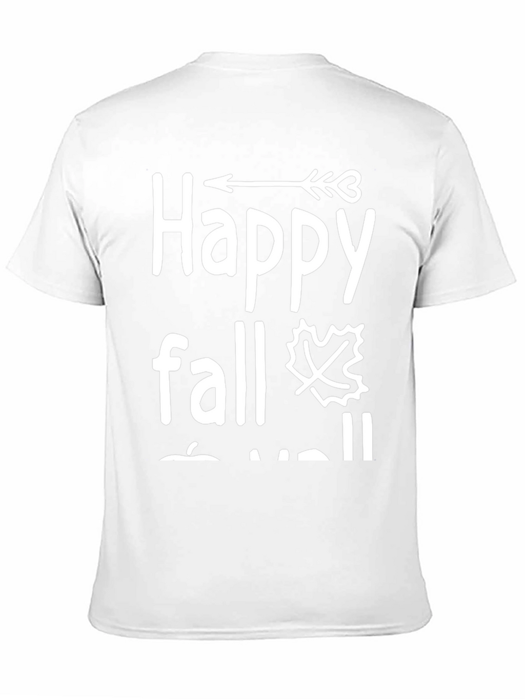 Happy Fall Yall Black Graphic Tee