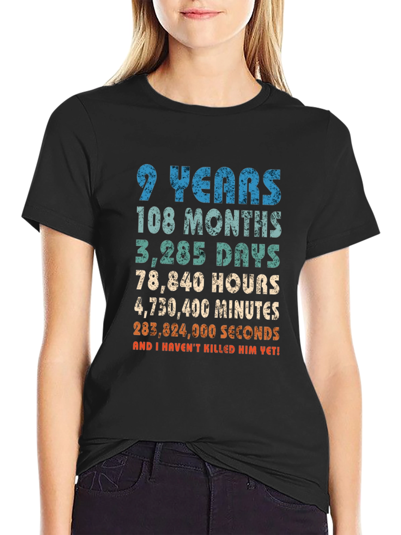 9 Years & Still Alive Funny Anniversary T-Shirt