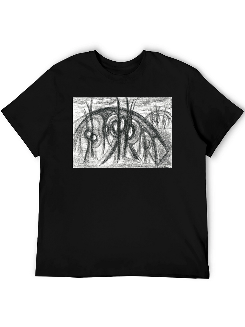 Abstract Graphic Print Tee