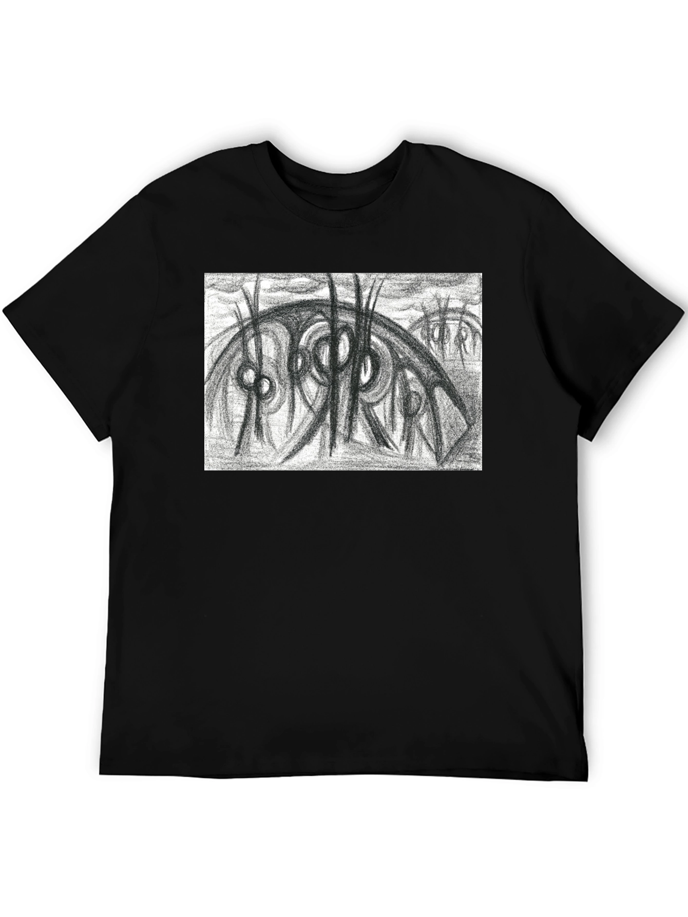 Abstract Graphic Print Tee
