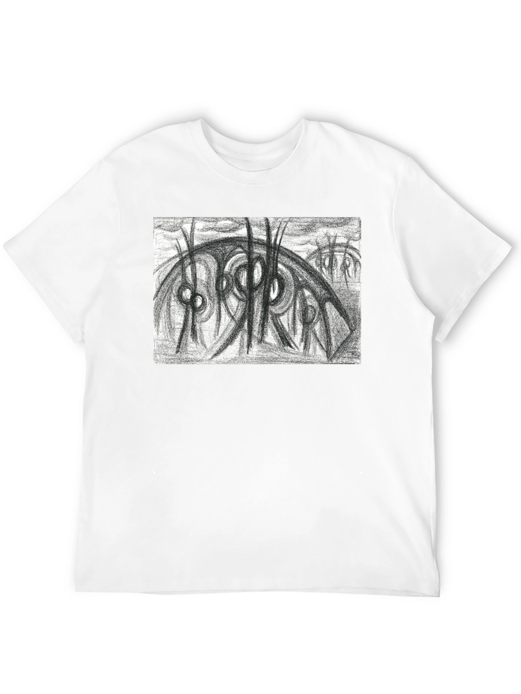 Abstract Graphic Print Tee