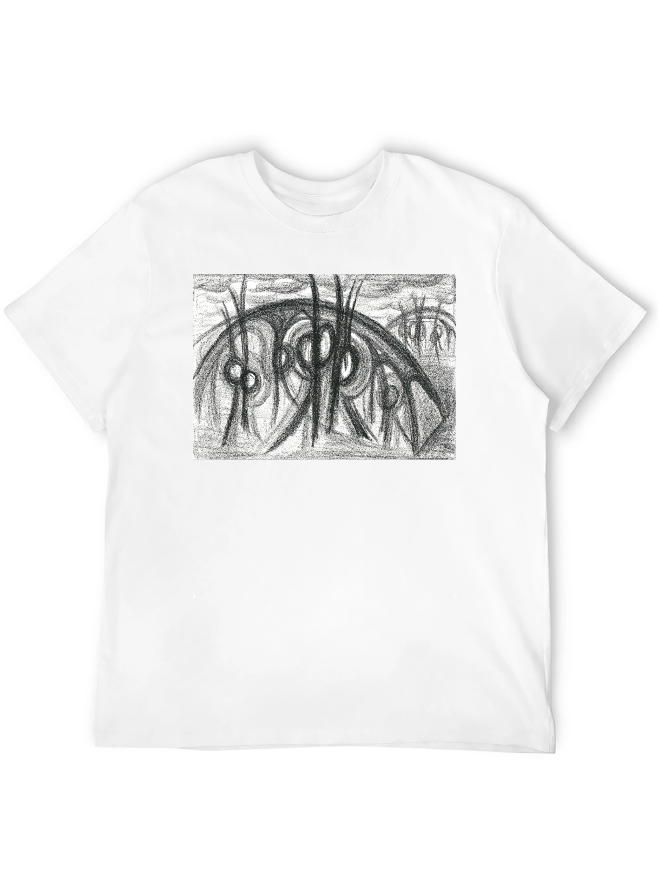 Abstract Graphic Print Tee