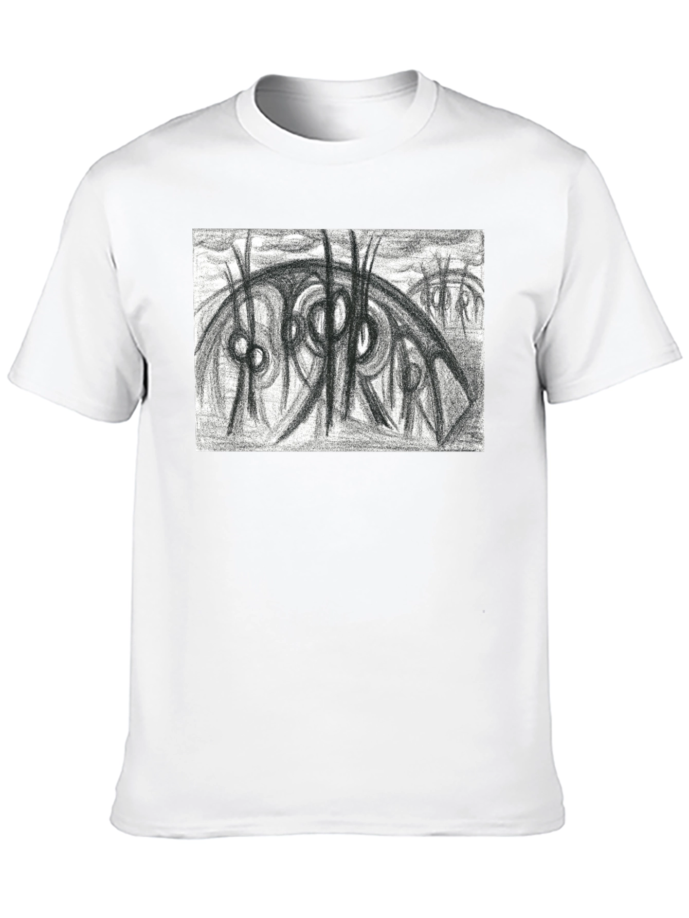 Abstract Graphic Print Tee