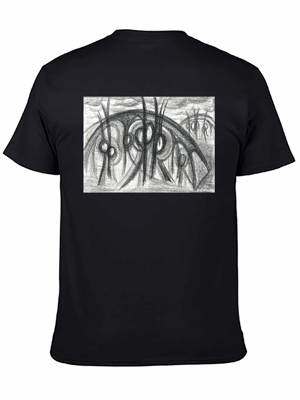 Abstract Graphic Print Tee