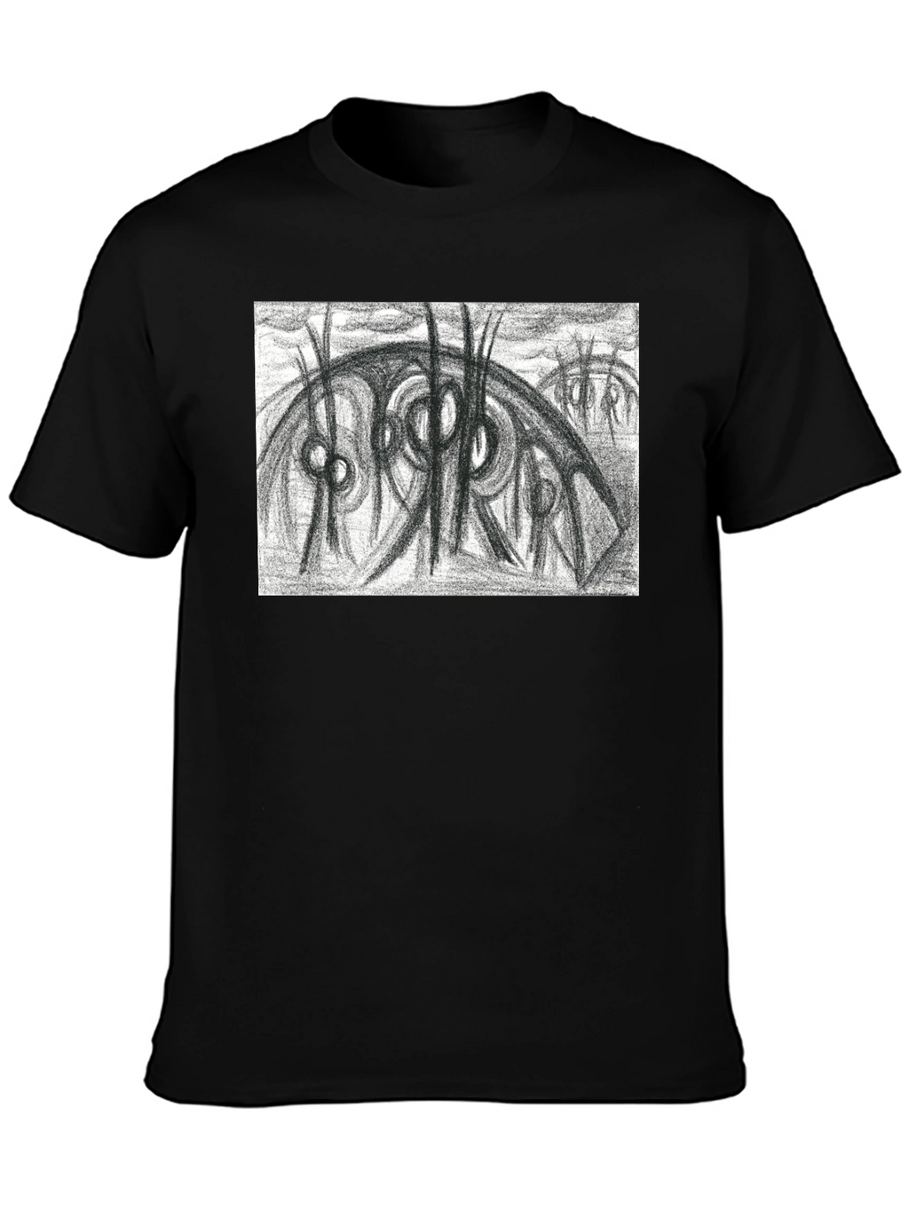 Abstract Graphic Print Tee