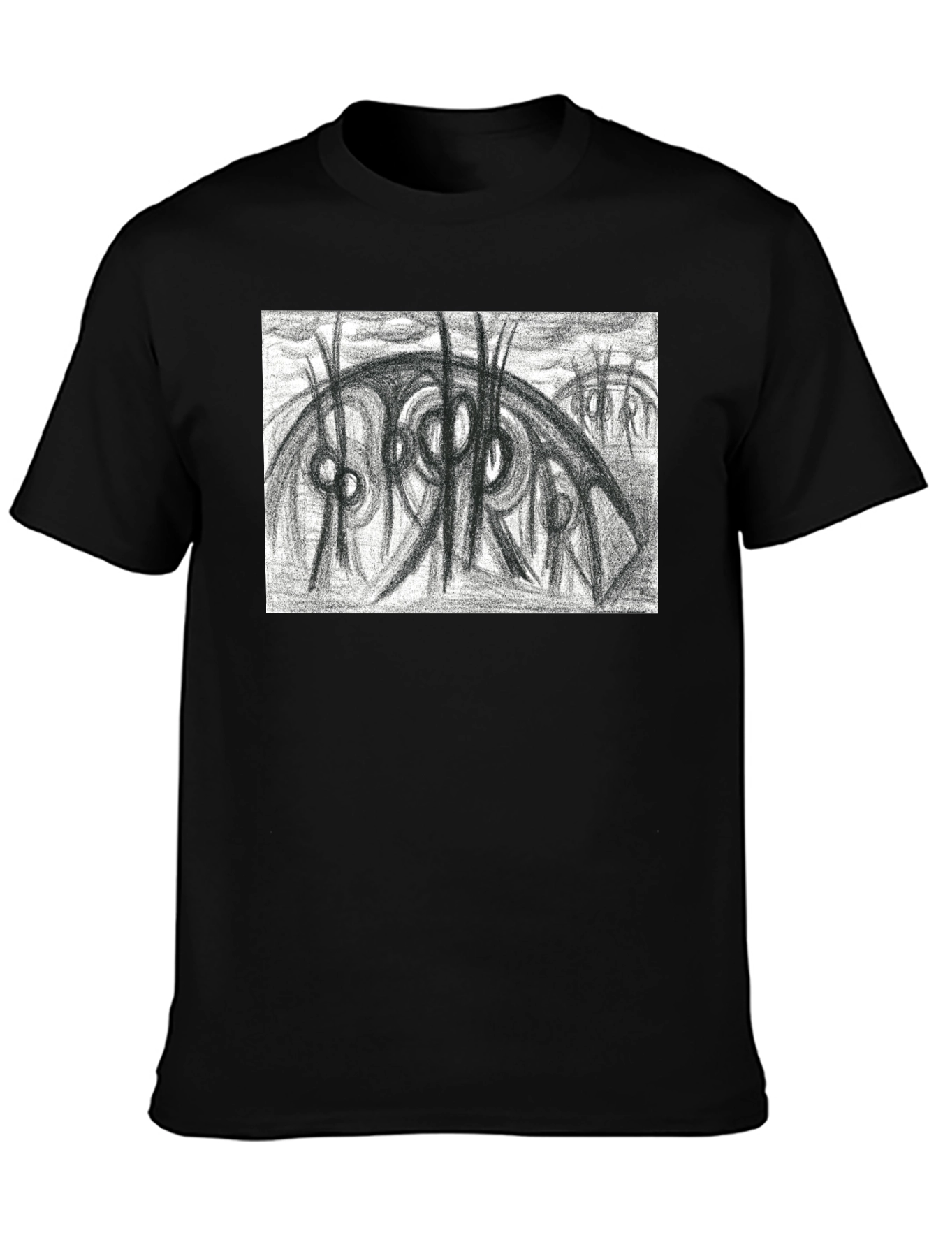 Abstract Graphic Print Tee
