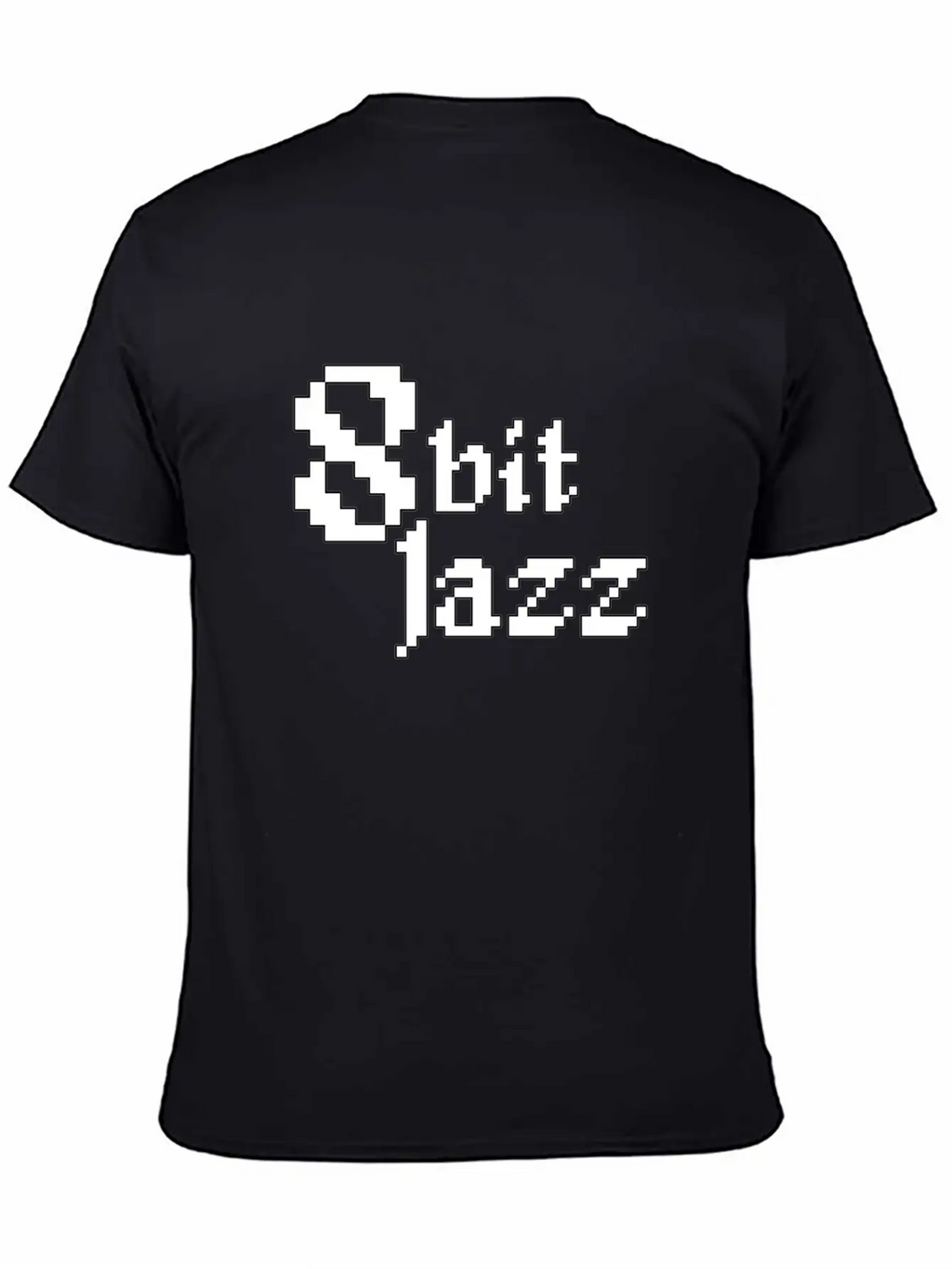 8 Bit Jazz Logo - White Classic Cotton Tee – Unisex Comfort For Any Season