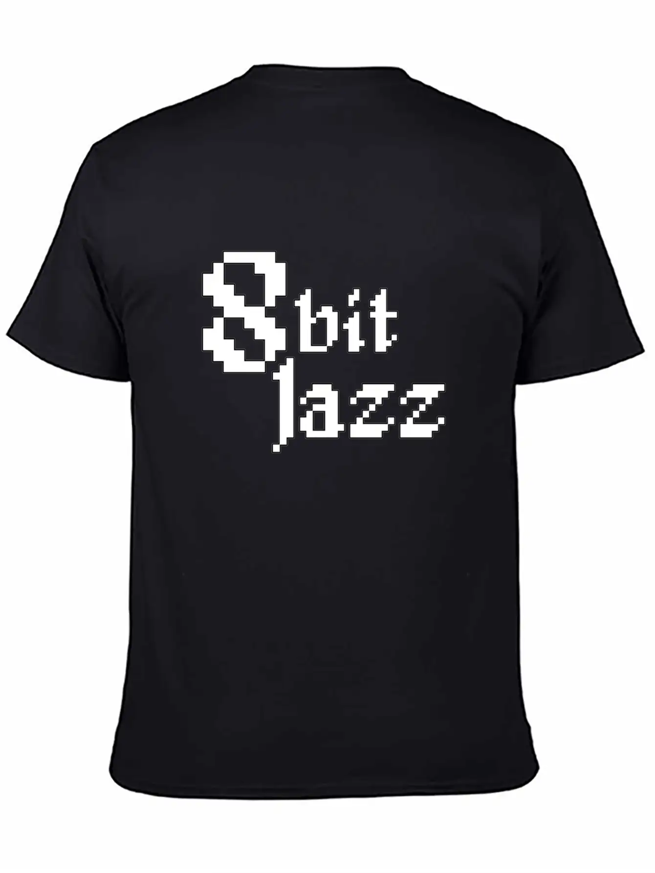 8 Bit Jazz Logo - White Classic Cotton Tee – Unisex Comfort For Any Season