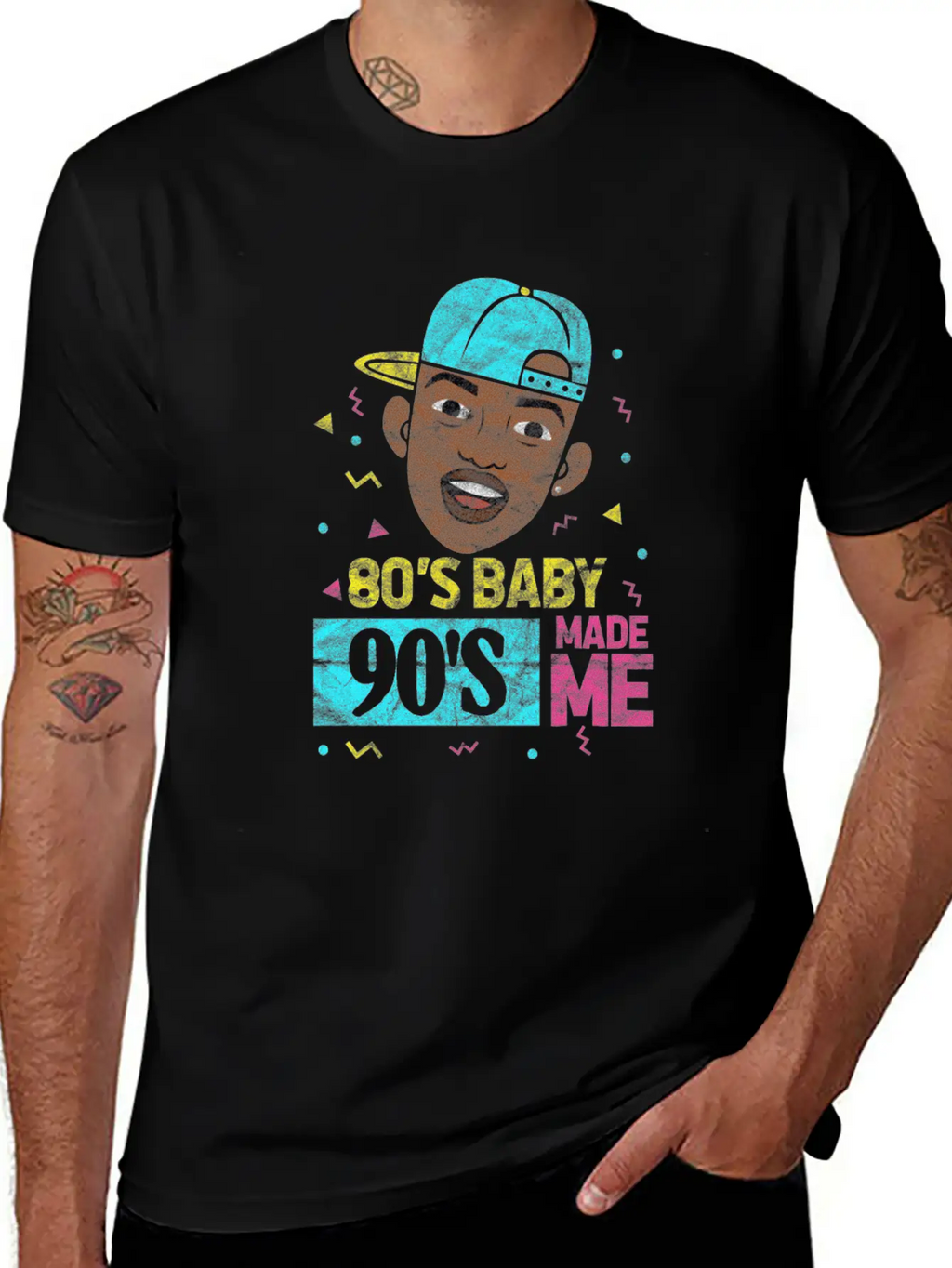 80's 90's Made Me Classic Fit Graphic Tee For Daily Comfort – Unisex Cotton Shirt