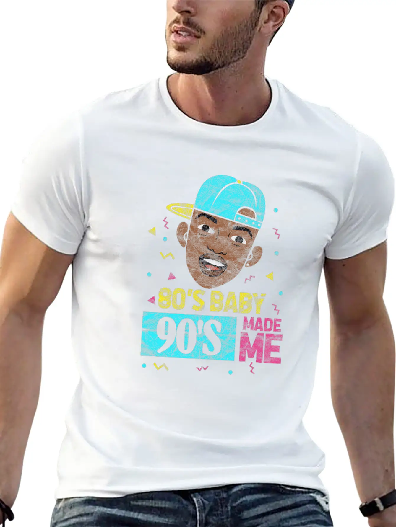80's 90's Made Me Classic Fit Graphic Tee For Daily Comfort – Unisex Cotton Shirt