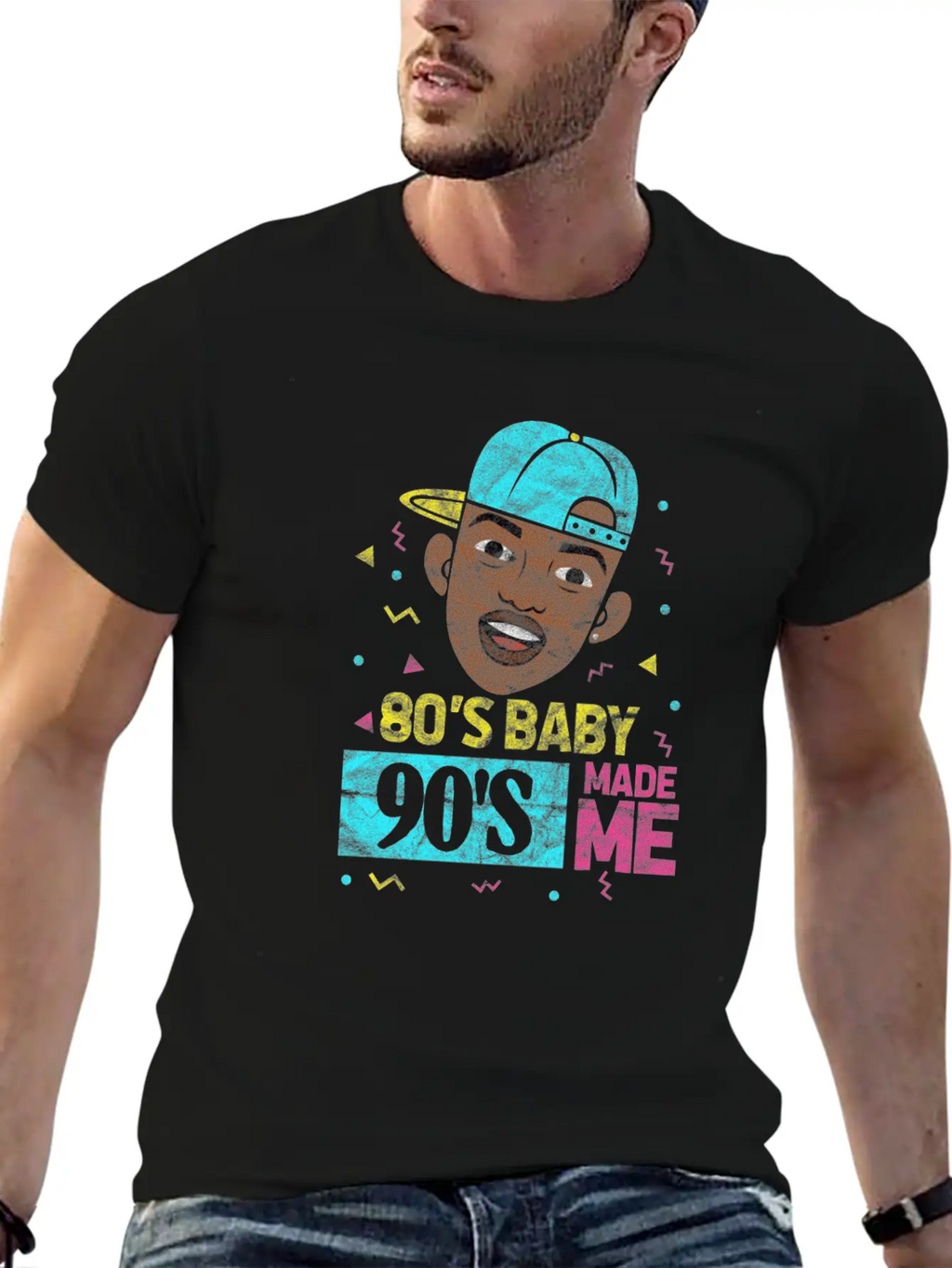 80's 90's Made Me Classic Fit Graphic Tee For Daily Comfort – Unisex Cotton Shirt