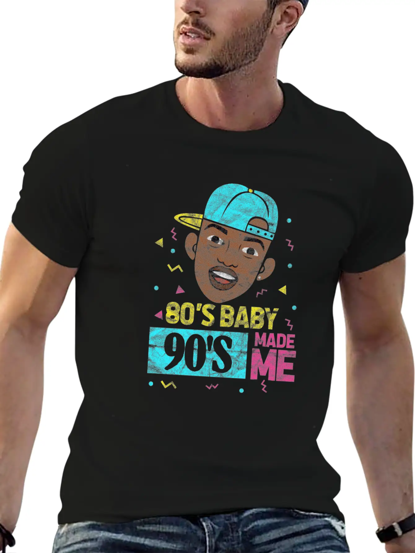 80's 90's Made Me Classic Fit Graphic Tee For Daily Comfort – Unisex Cotton Shirt
