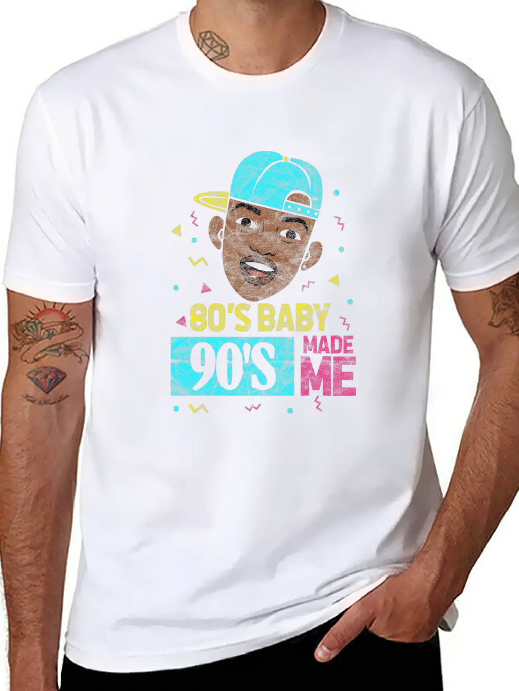 80's 90's Made Me Classic Fit Graphic Tee For Daily Comfort – Unisex Cotton Shirt