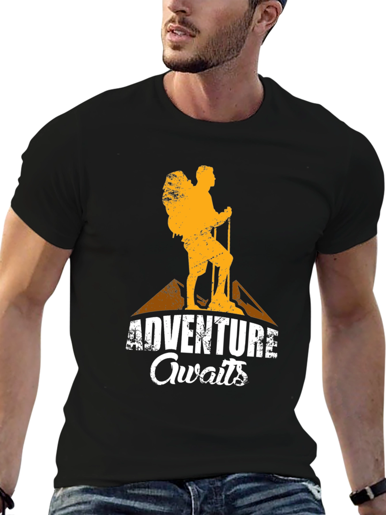 Adventure Awaits Graphic T-Shirt - Hiking Tee