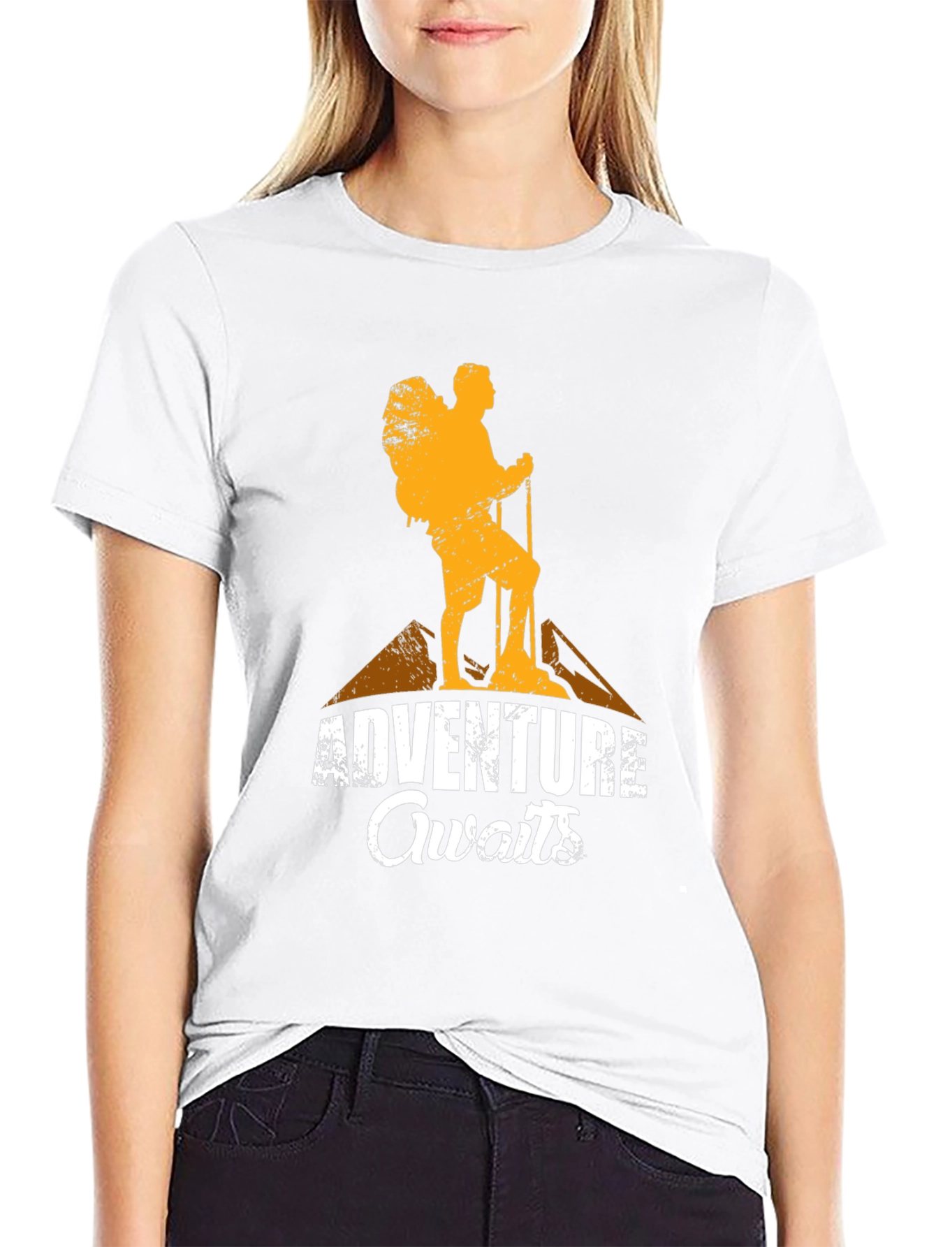 Adventure Awaits Graphic T-Shirt - Hiking Tee