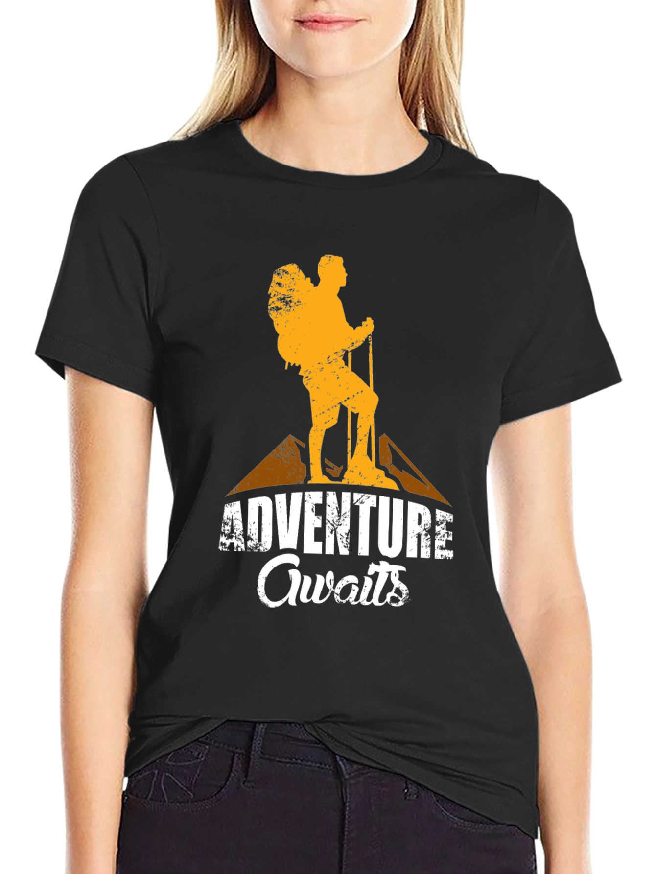 Adventure Awaits Graphic T-Shirt - Hiking Tee