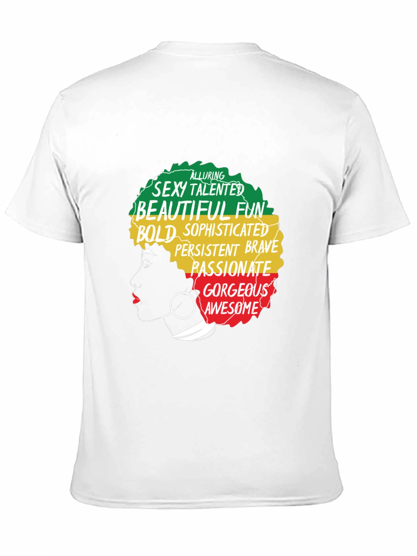 Afro Queen Graphic Tee - Empowering Black Pride Shirt