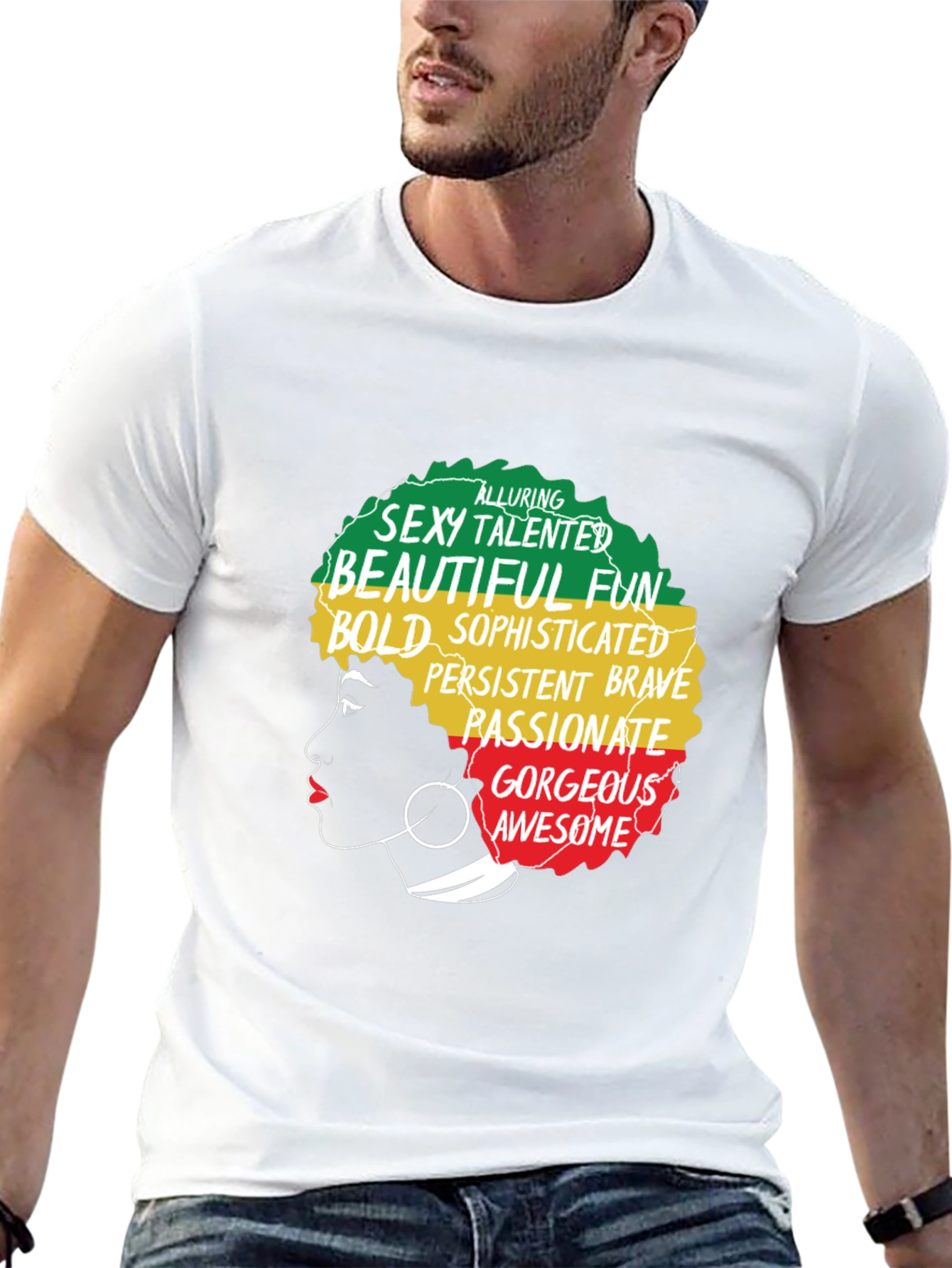 Afro Queen Graphic Tee - Empowering Black Pride Shirt