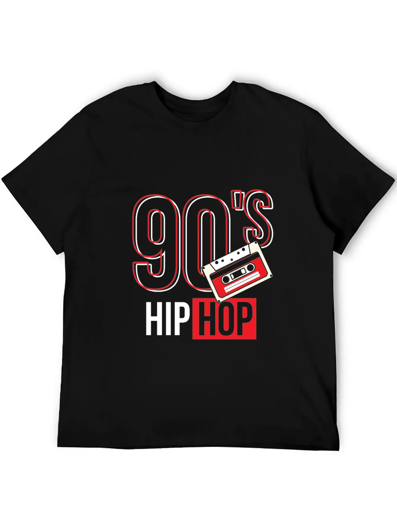 90's Hip Hop Classic Crew Neck Graphic Tee – Everyday Minimal Look