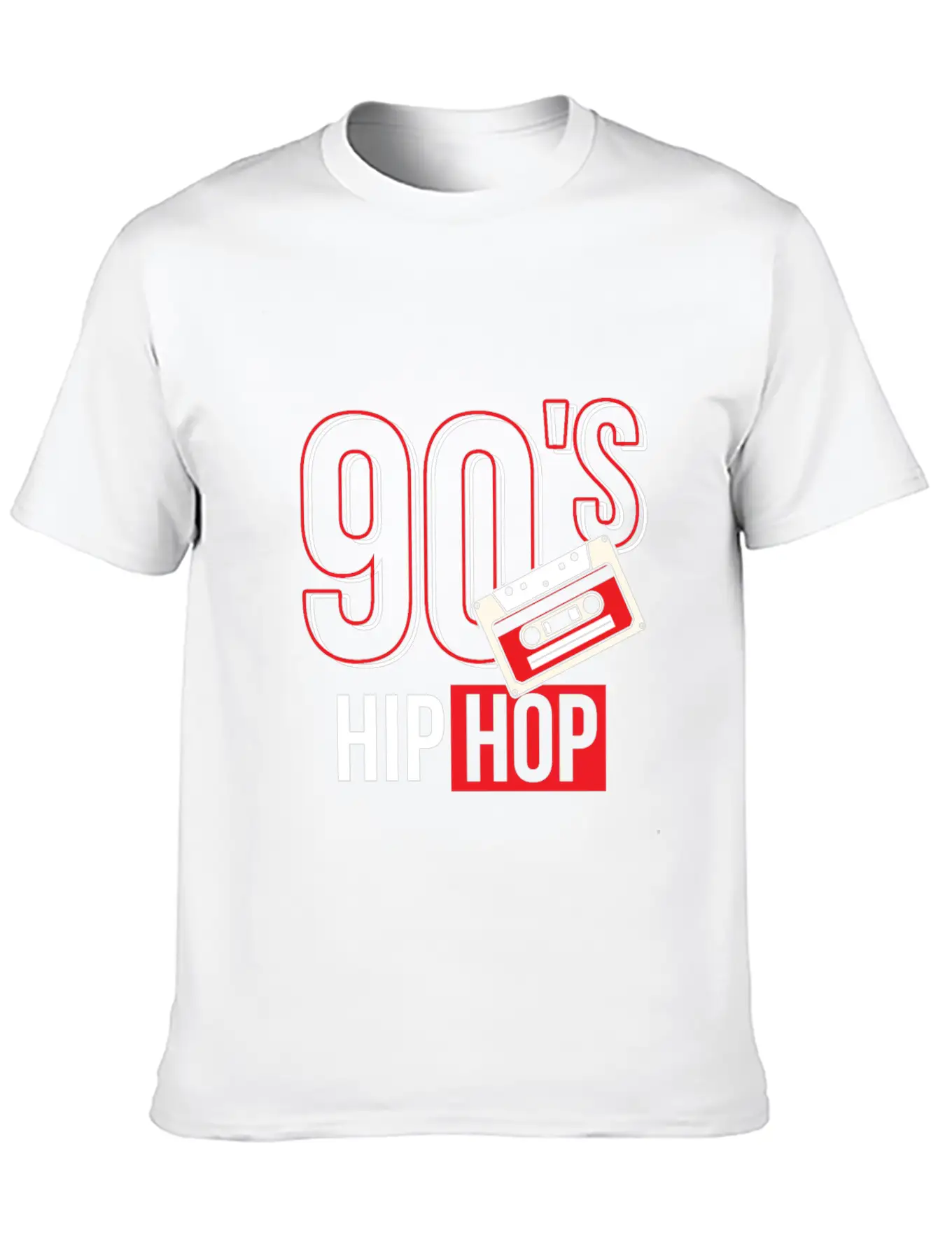 90's Hip Hop Classic Crew Neck Graphic Tee – Everyday Minimal Look
