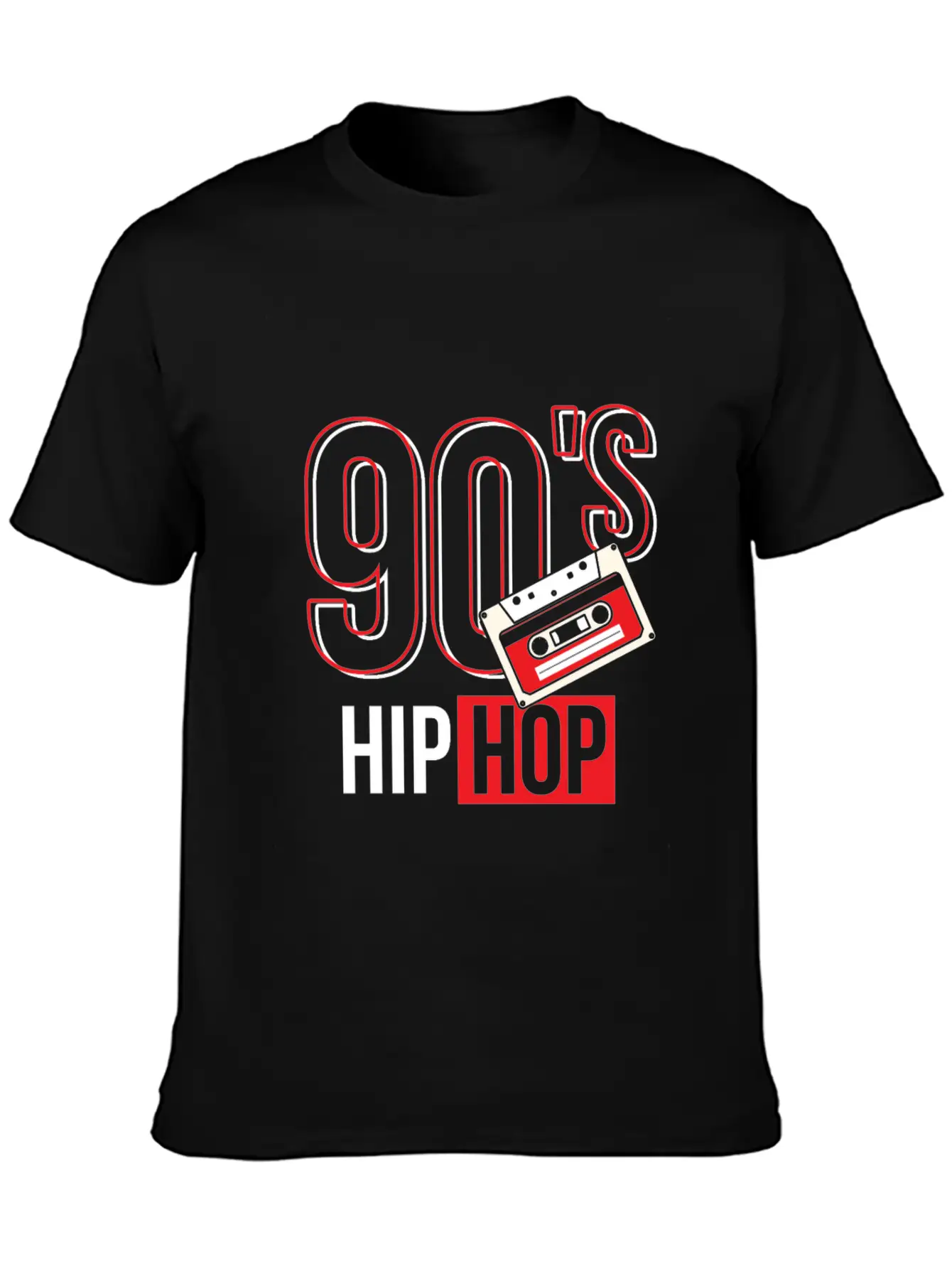 90's Hip Hop Classic Crew Neck Graphic Tee – Everyday Minimal Look