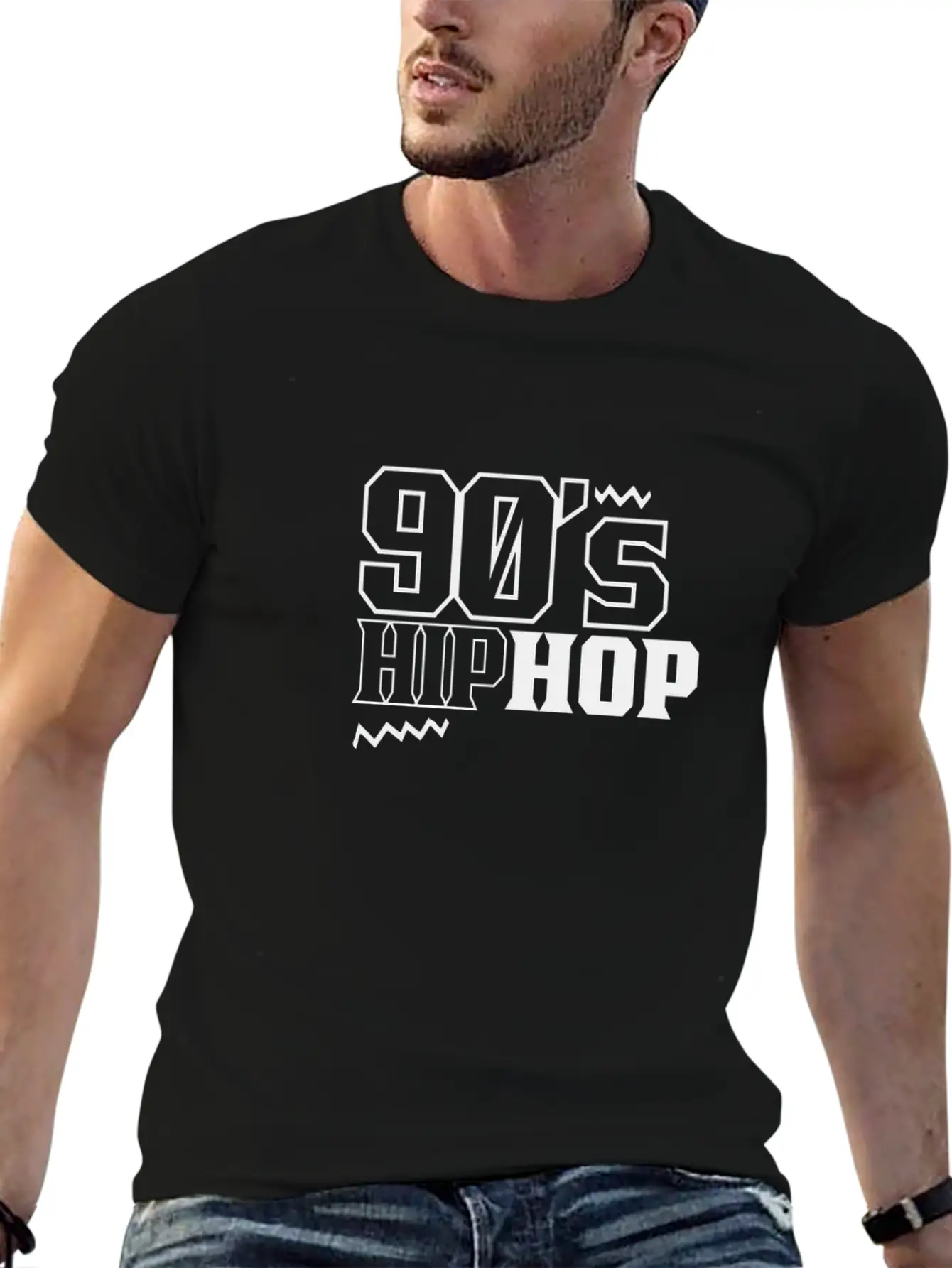 90's Hip Hop Funny HipHop 90s Musician Unisex Short Sleeve Soft Cotton T-Shirt – Casual Everyday Wear