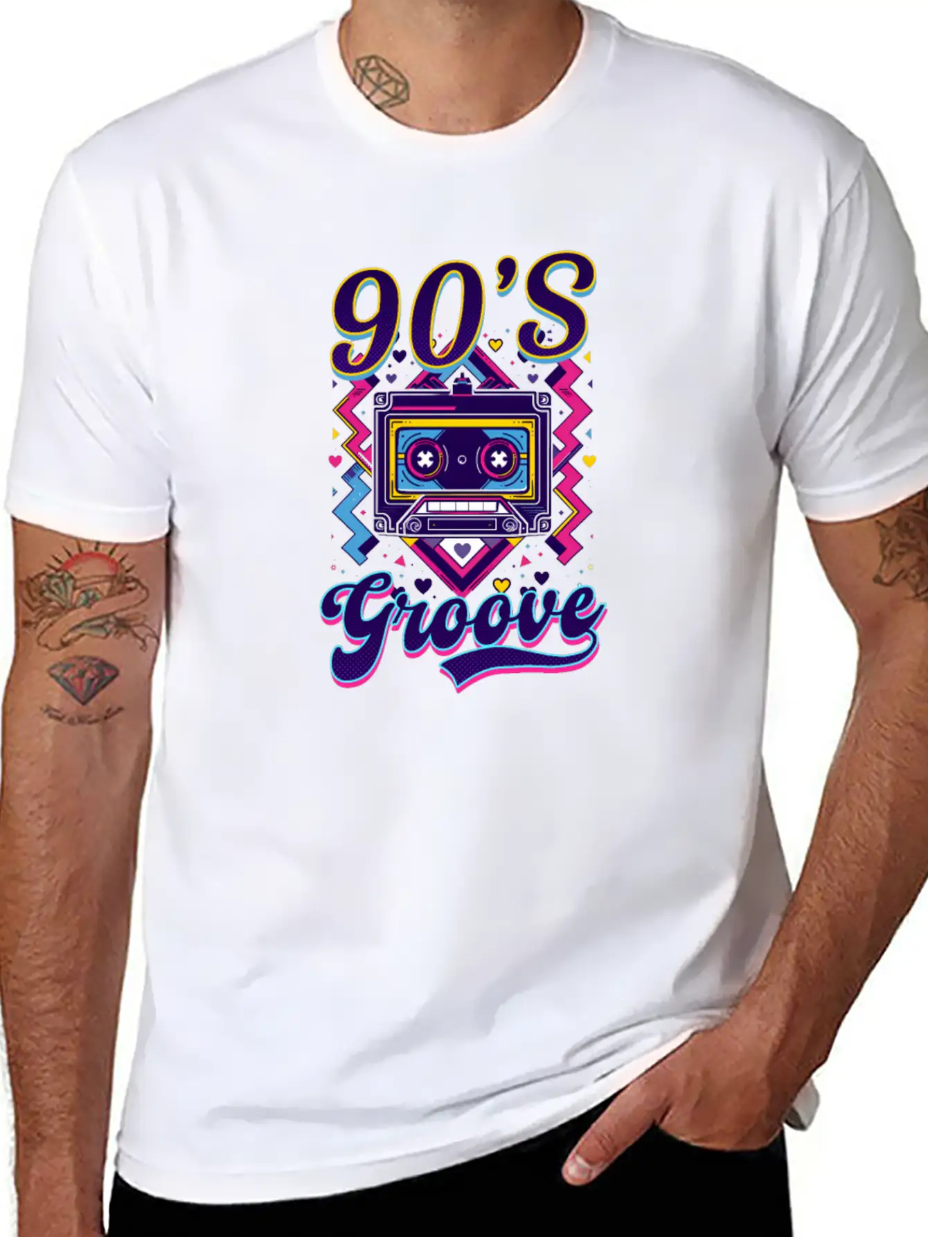 90s R&B 90'S Groove Unisex Casual T-Shirt – Clean Design For Daily Comfort
