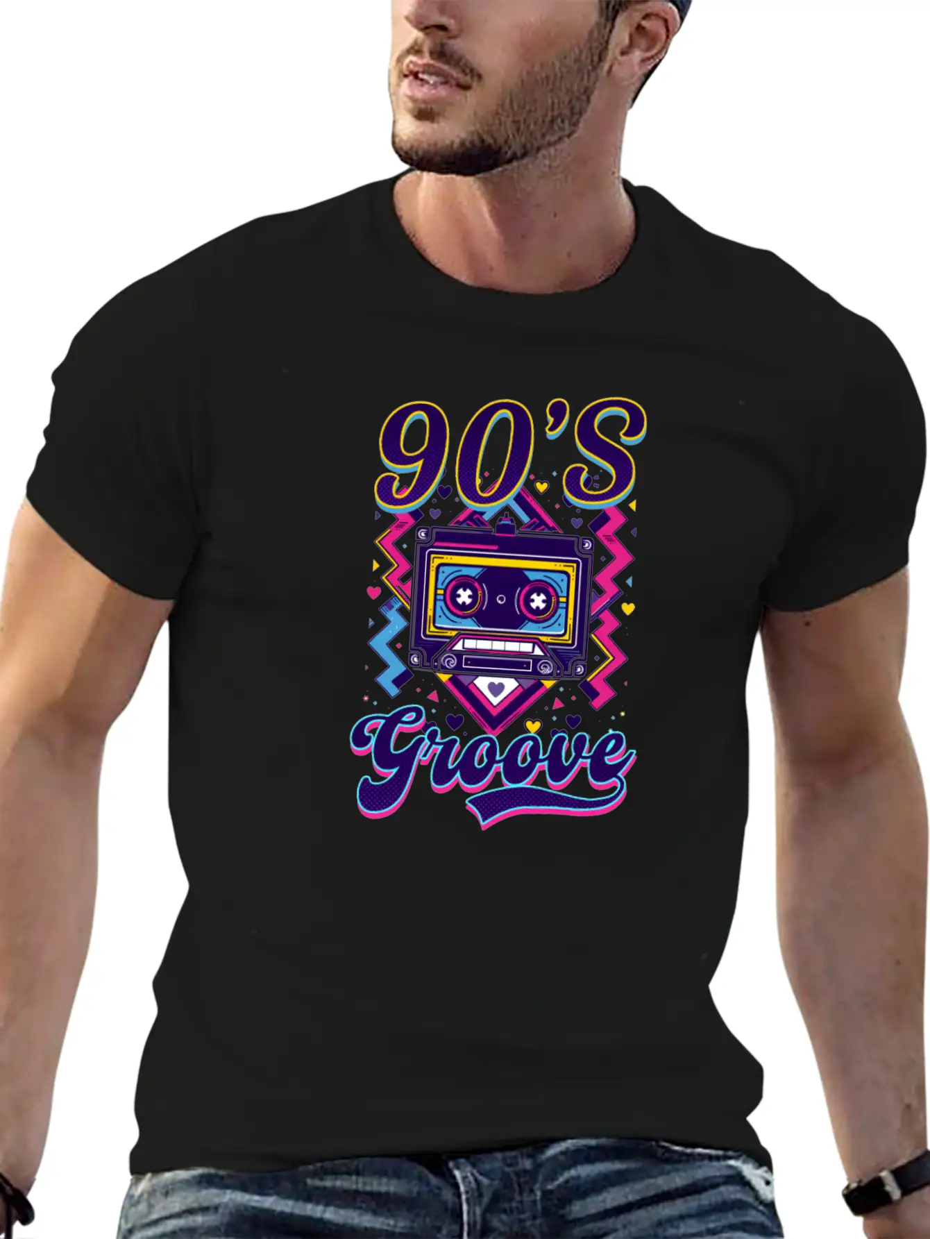 90s R&B 90'S Groove Unisex Casual T-Shirt – Clean Design For Daily Comfort